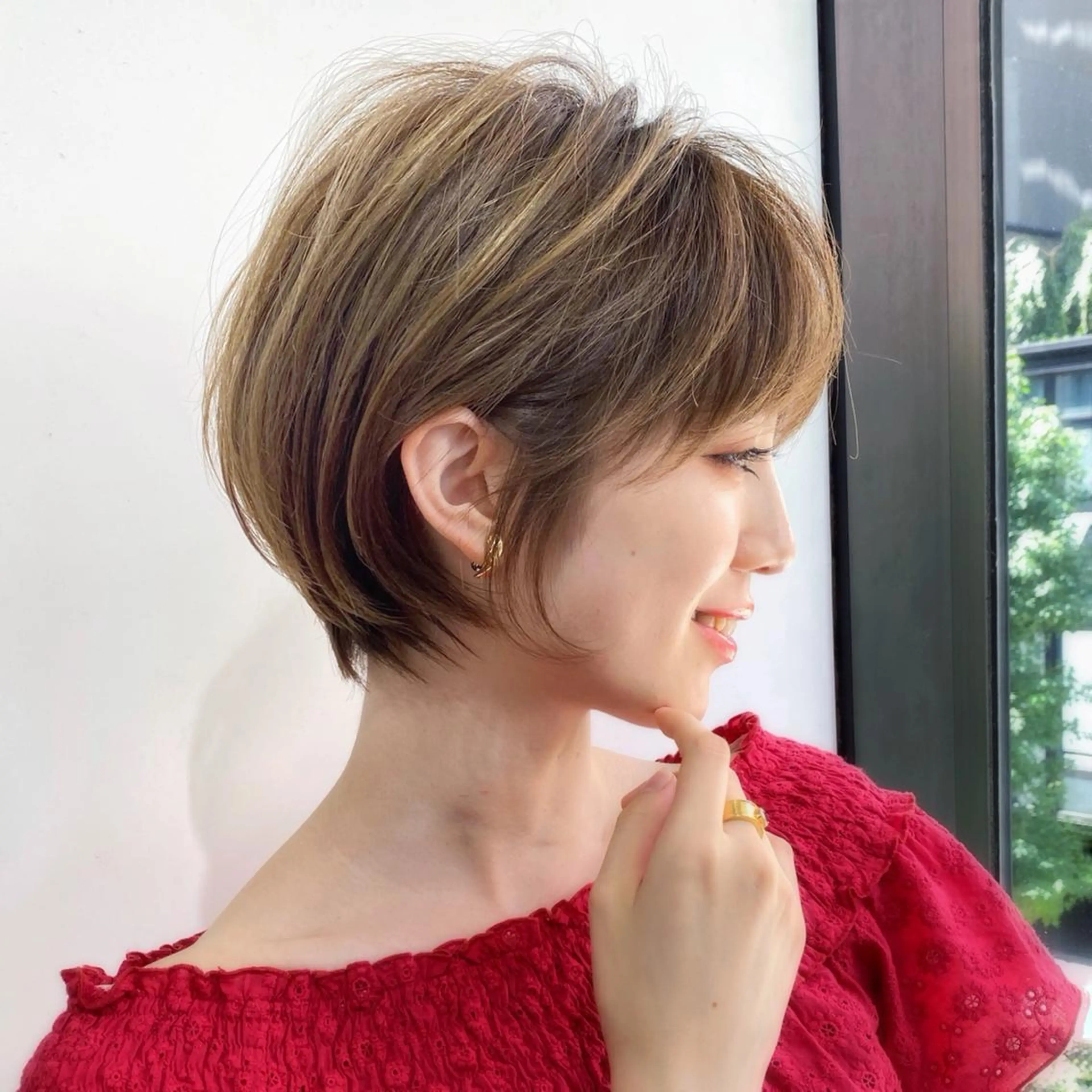 ショート ショートヘア ショート/レイヤー カット/服部タカノリのヘアスタイル