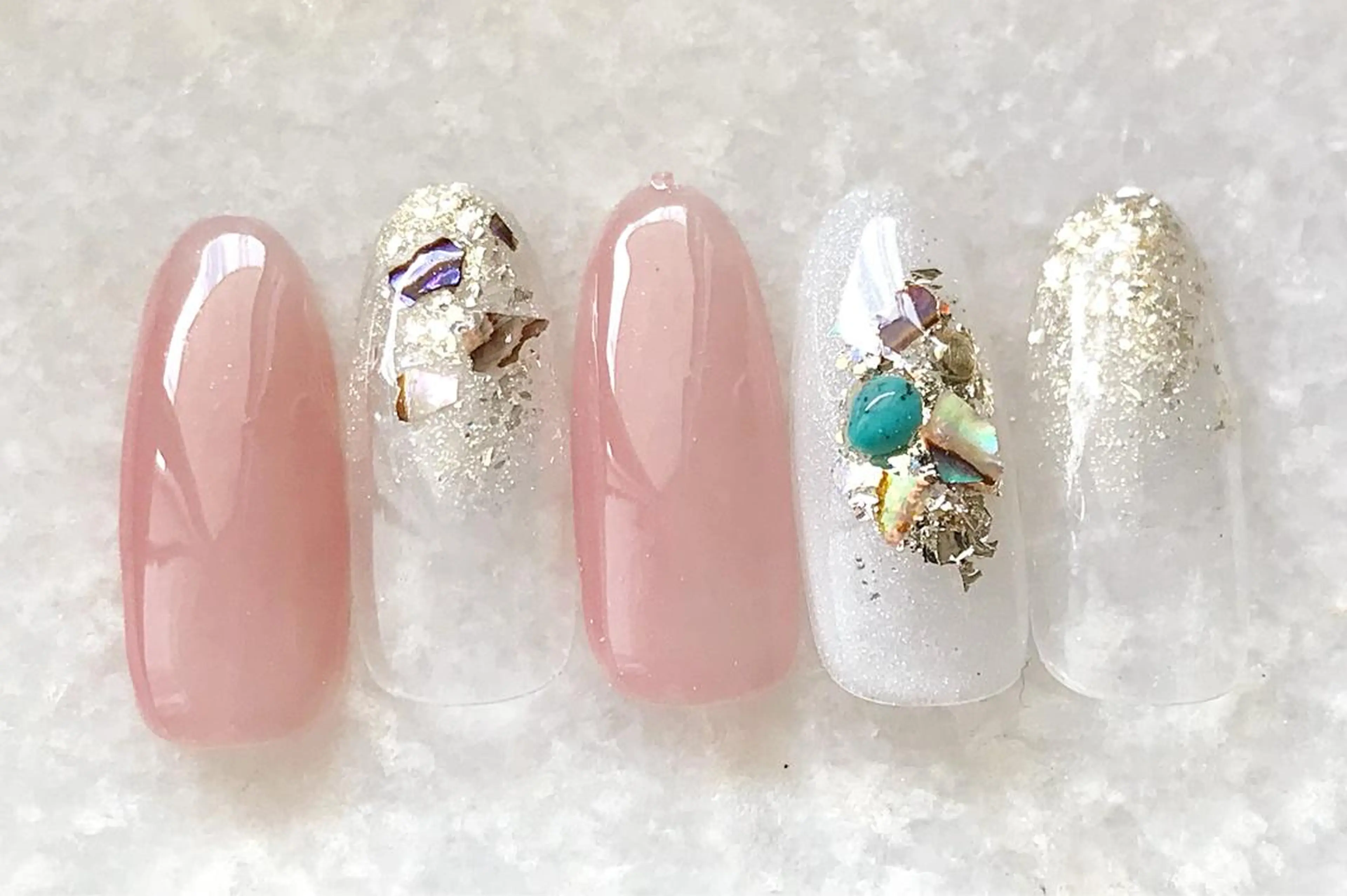 ネイル ジェルネイル パラジェル ハンドネイル Satomi  のネイルデザイン