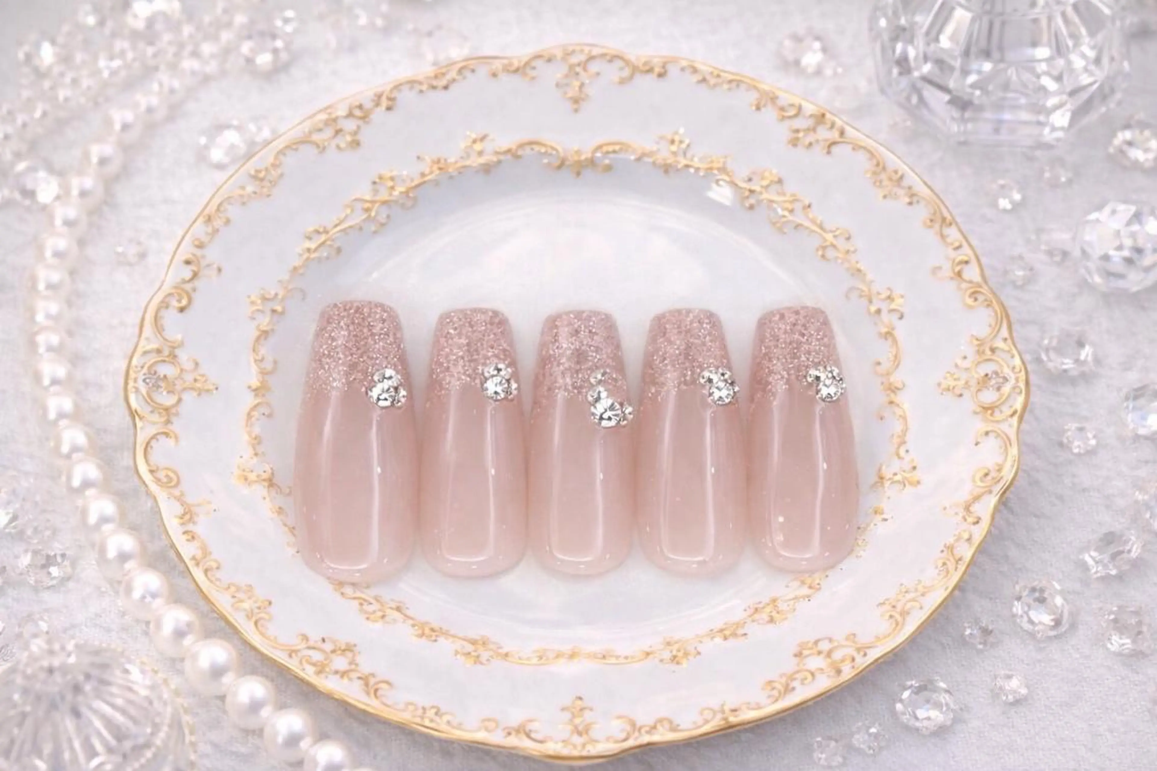ネイル ロングネイル ワンホンネイル 南森町rebest 💅nailのネイルデザイン