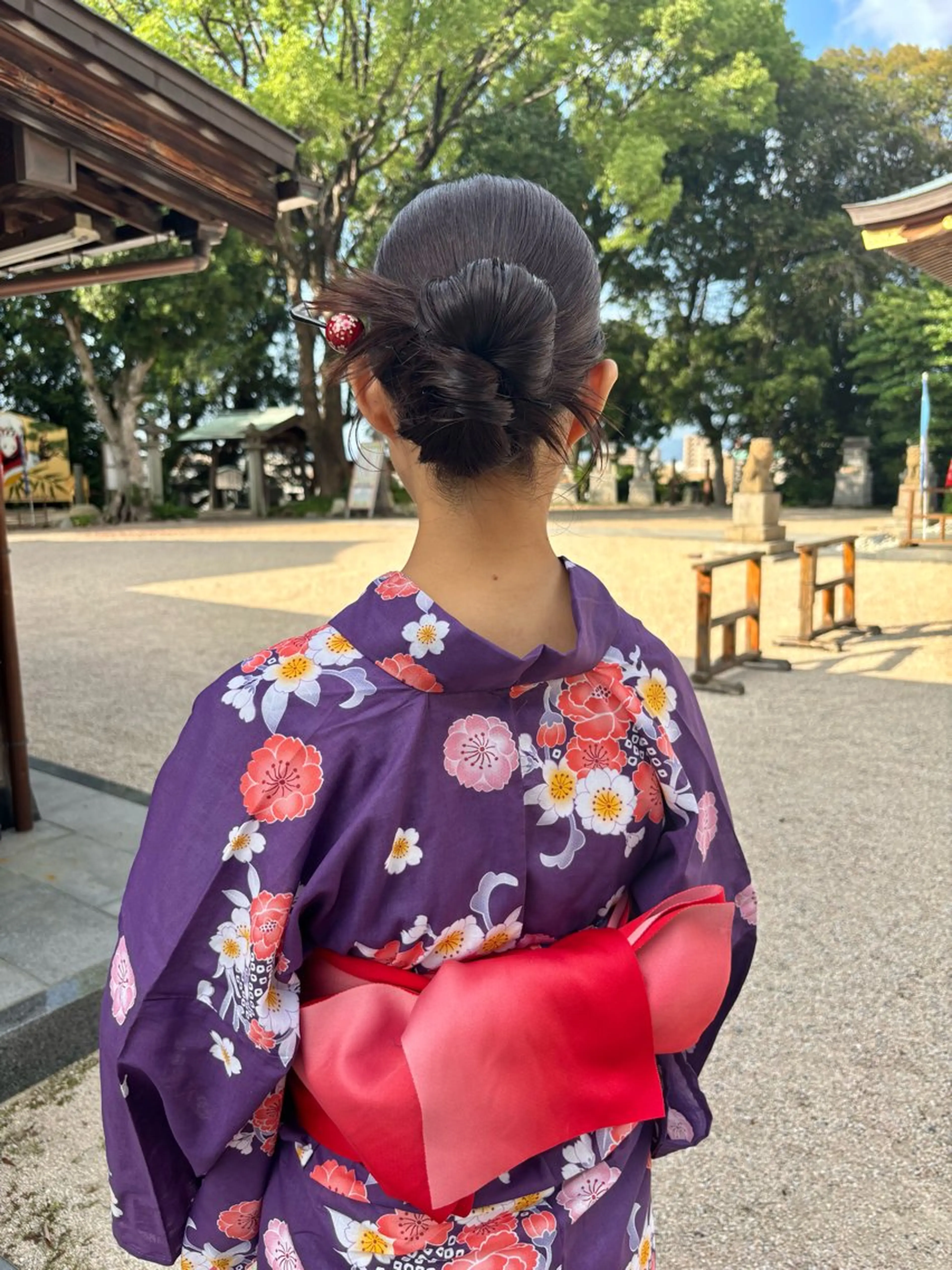 セミロング ヘアアレンジ 浴衣 ヘアセット miku ヘアセット/着付けのヘアスタイル