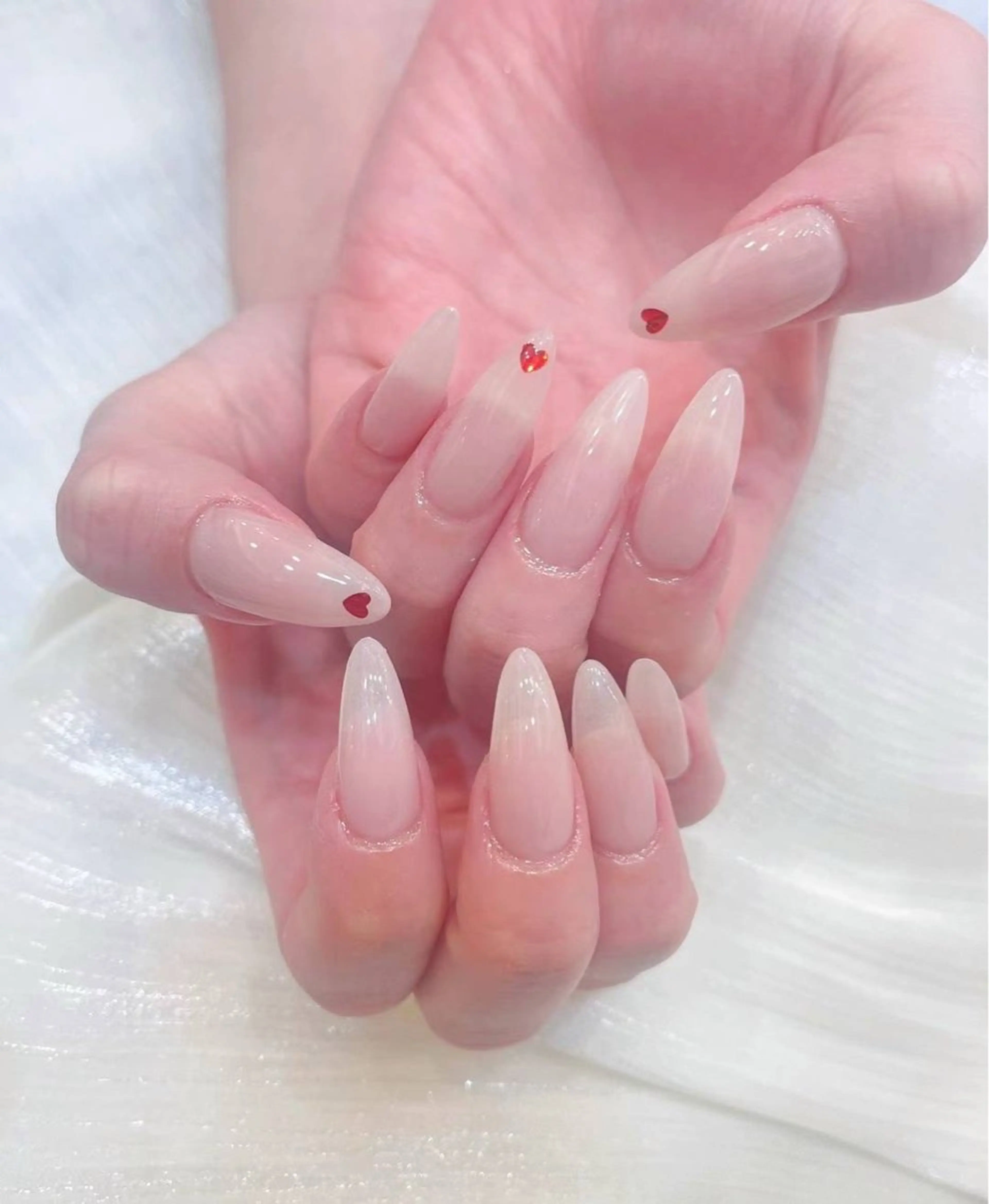 ネイル アートネイル フラワーネイル フットネイル ジェルネイル ハート Babarla nailのネイルデザイン