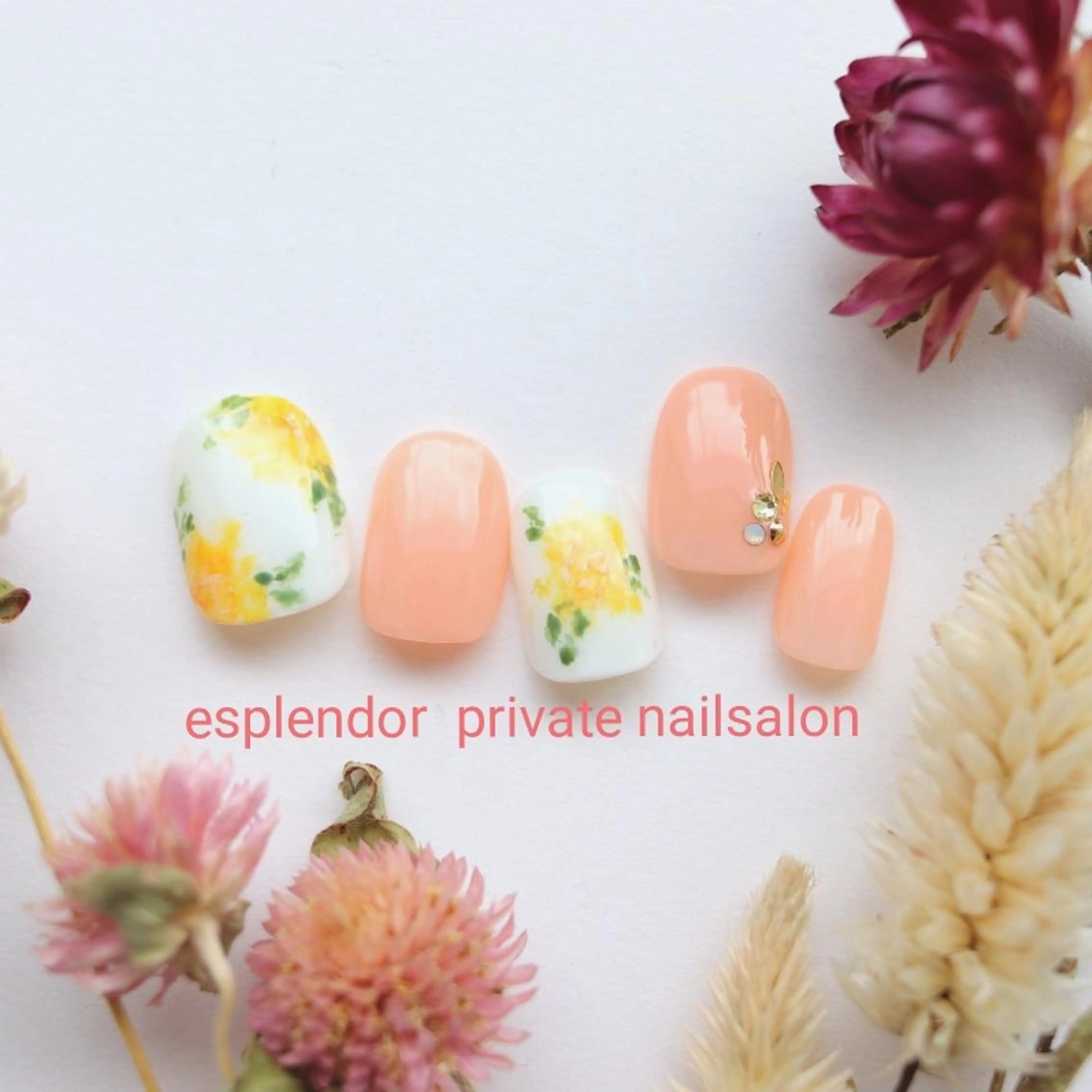 ネイル 春ネイル esplendor  エスプレンドル所属・esplendor  小野寺のネイルデザイン