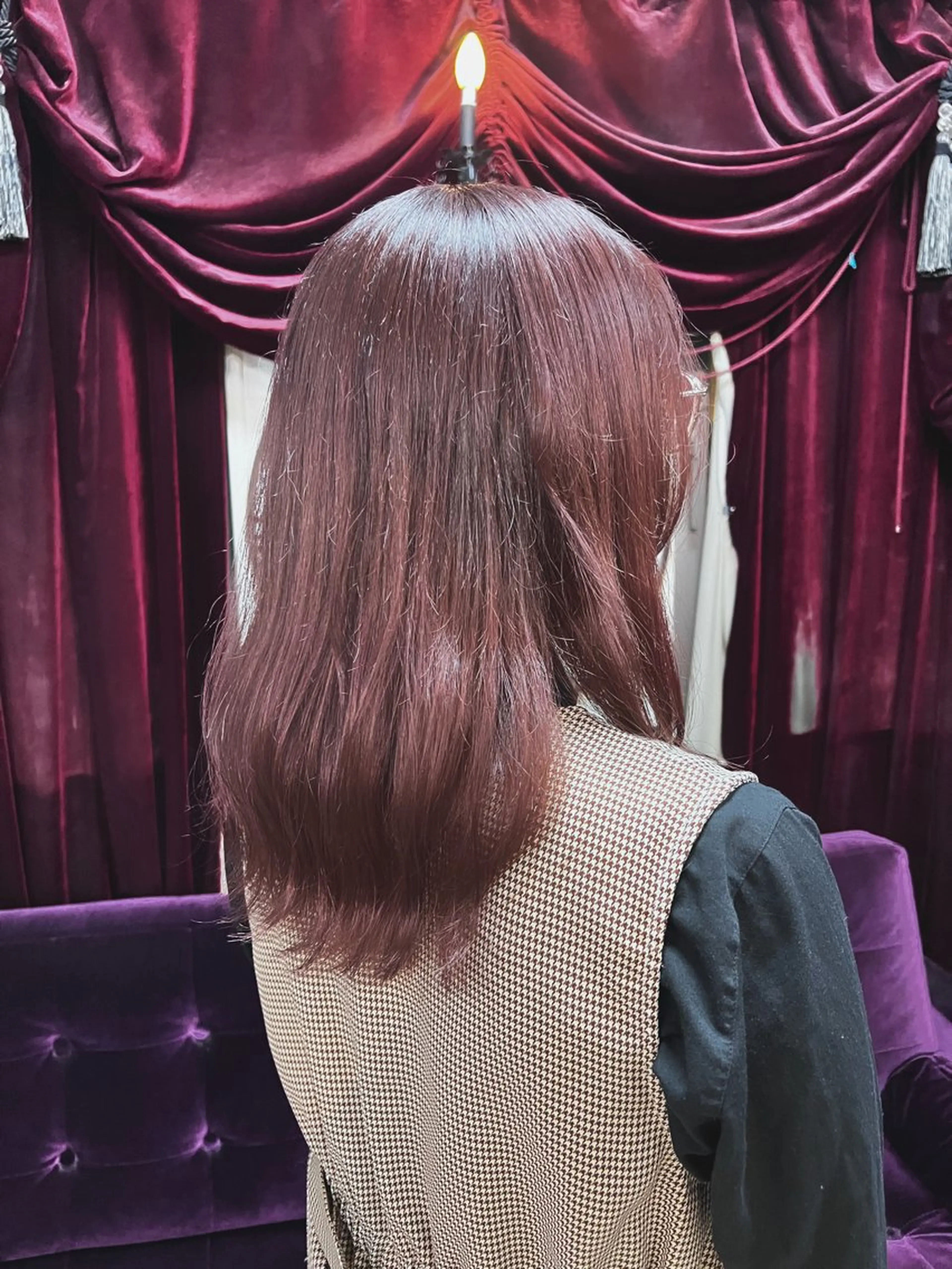 カラー ブリーチ ブラウンカラー ブリーチなしカラー V系ウルフ/ホワイト ブリーチ/🐺Rinのヘアスタイル