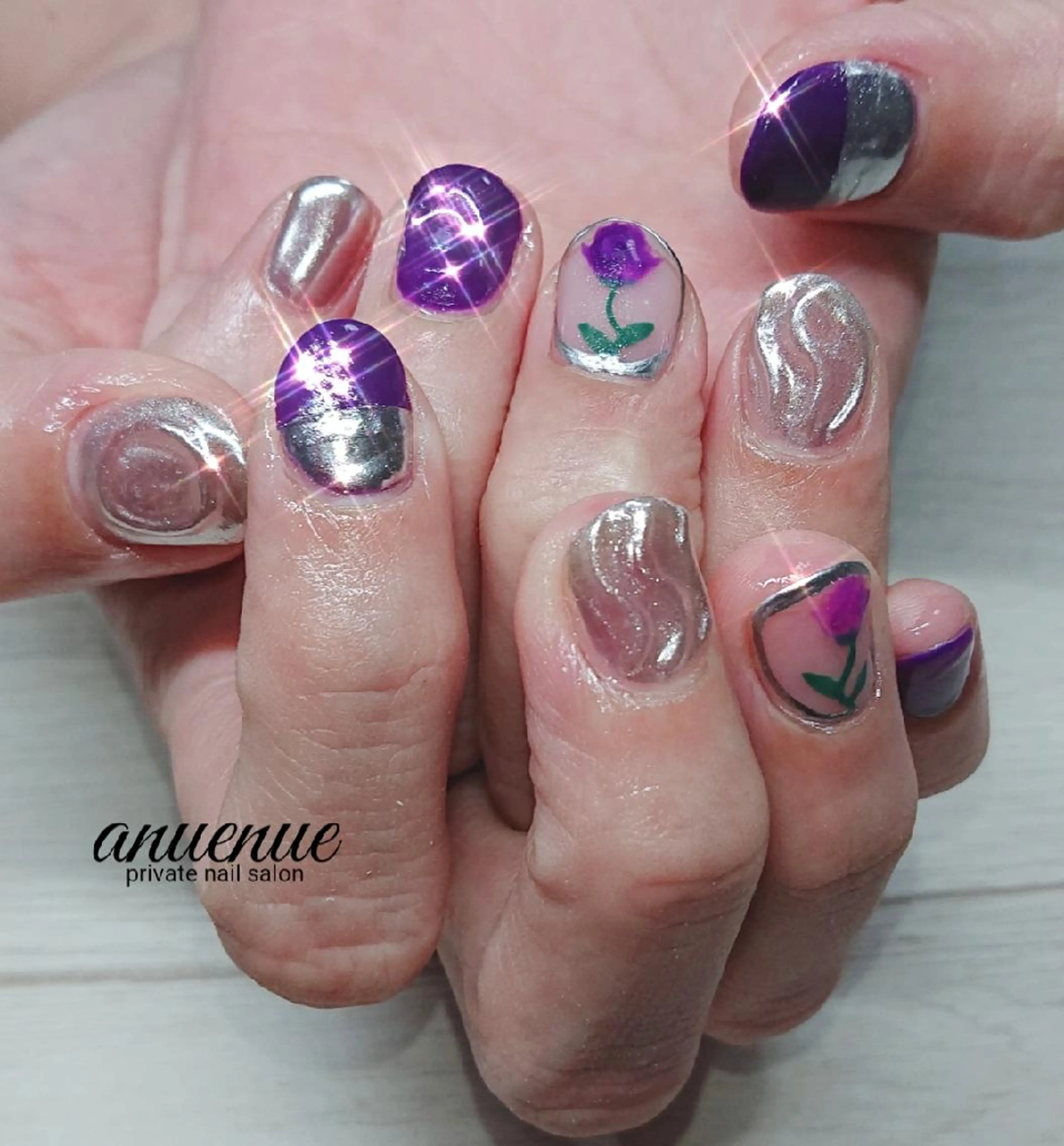 ネイル ハンドネイル ハンドケア anuenu eのネイルデザイン