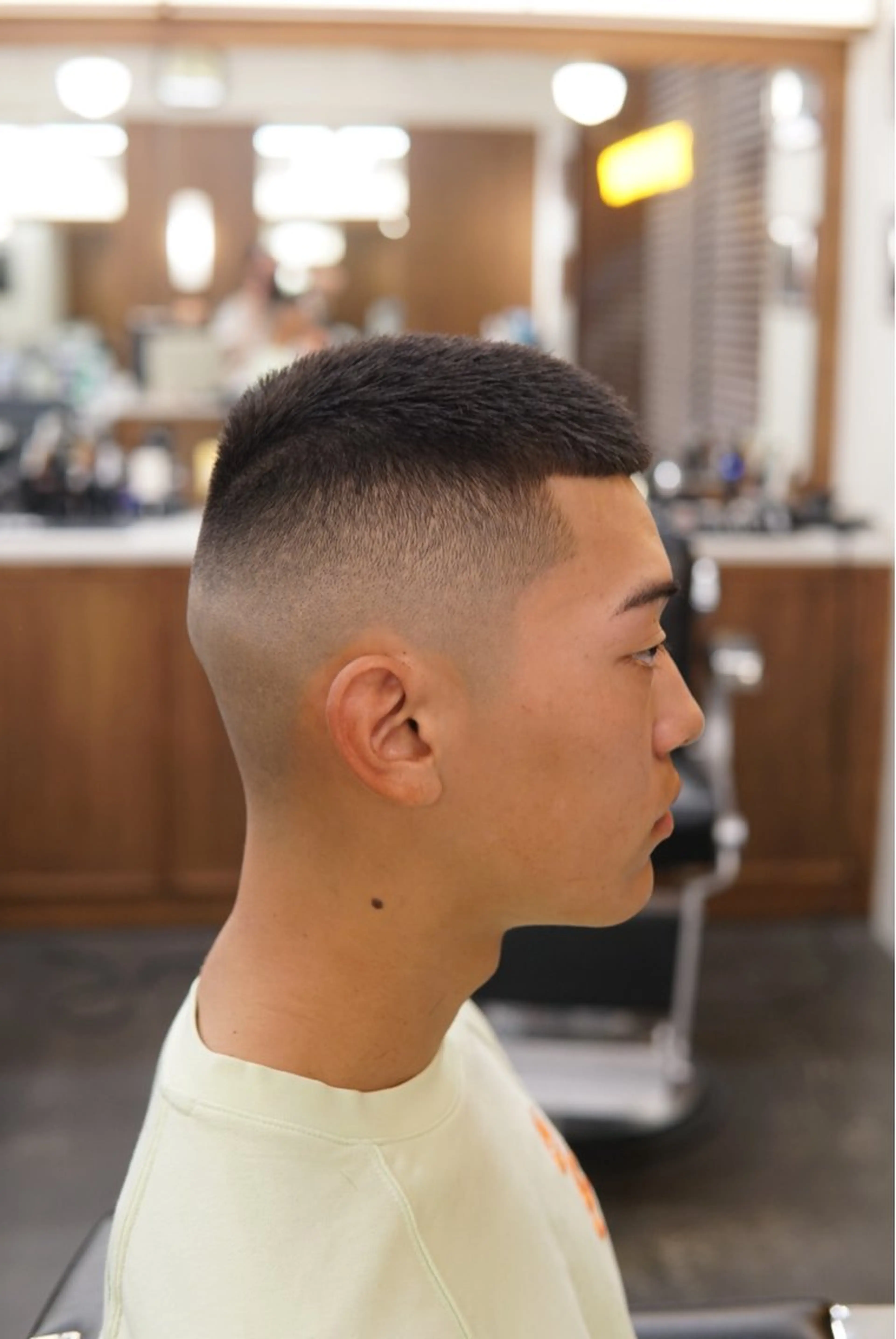 ショート メンズ フェードカット スキンフェード 竹内　スキンフェード 吉祥寺BARBERのヘアスタイル