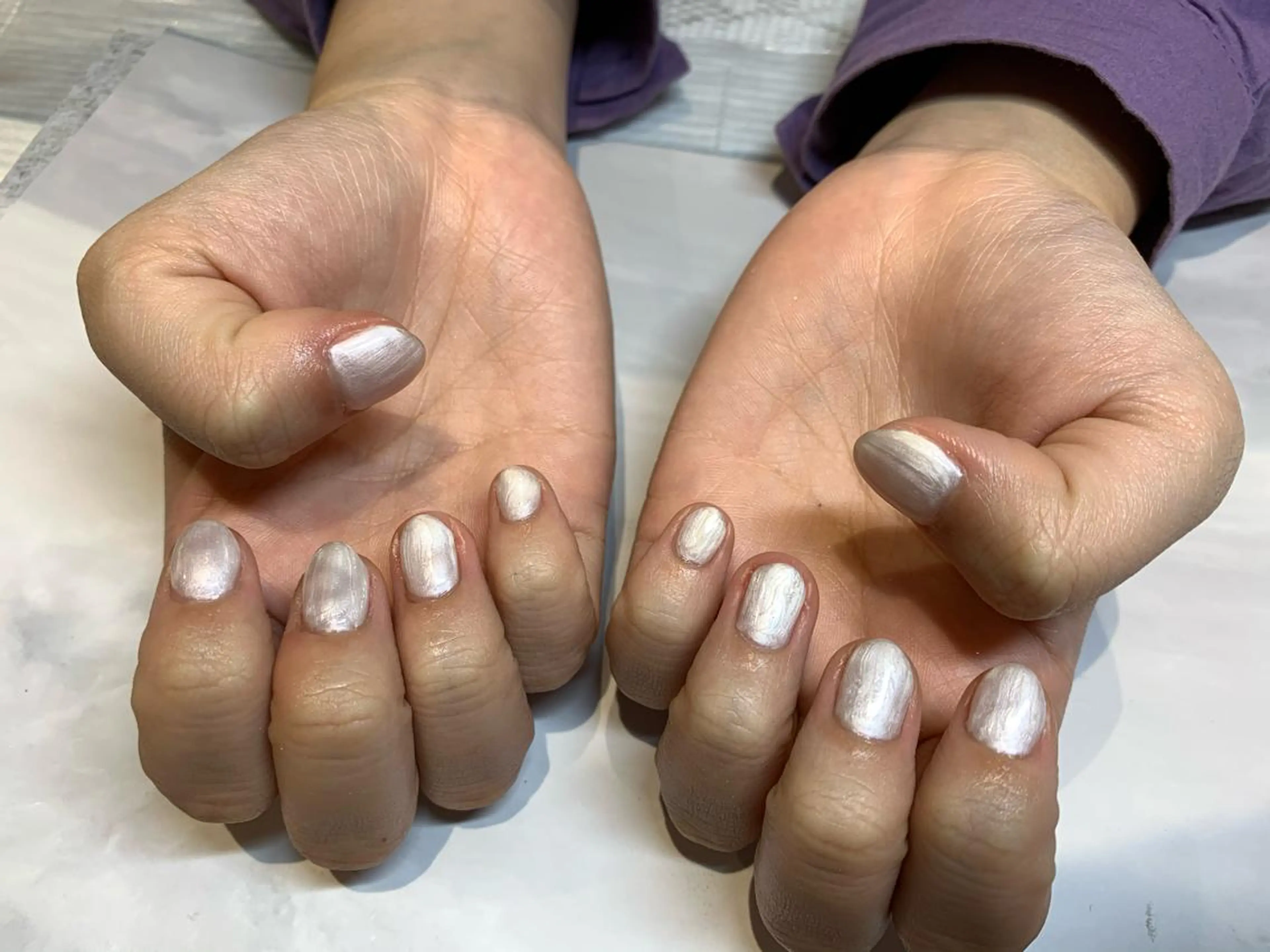 ネイル ワンカラーネイル マキノ ユイのネイルデザイン