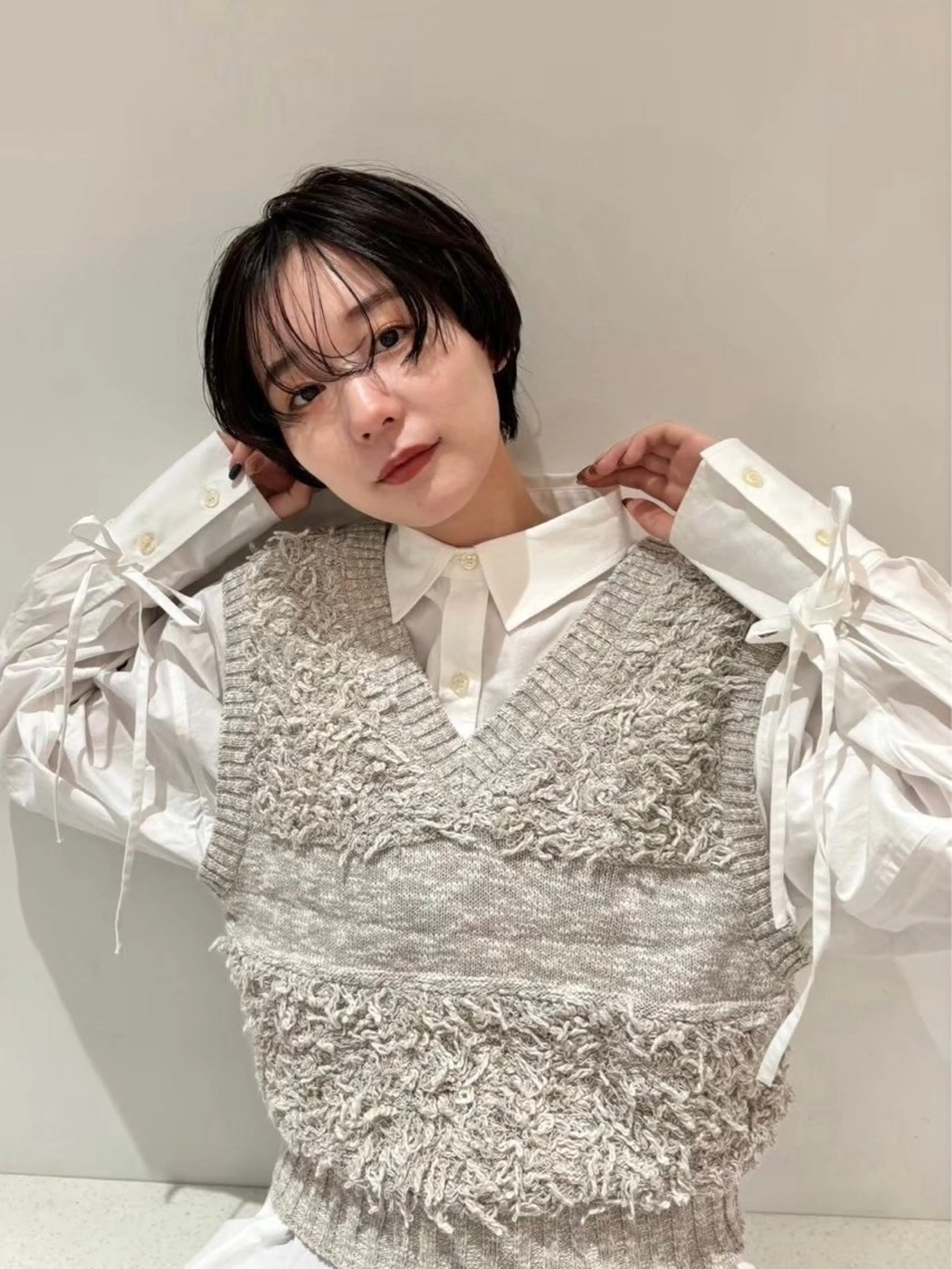 ショート 垣内 奈緒のヘアスタイル