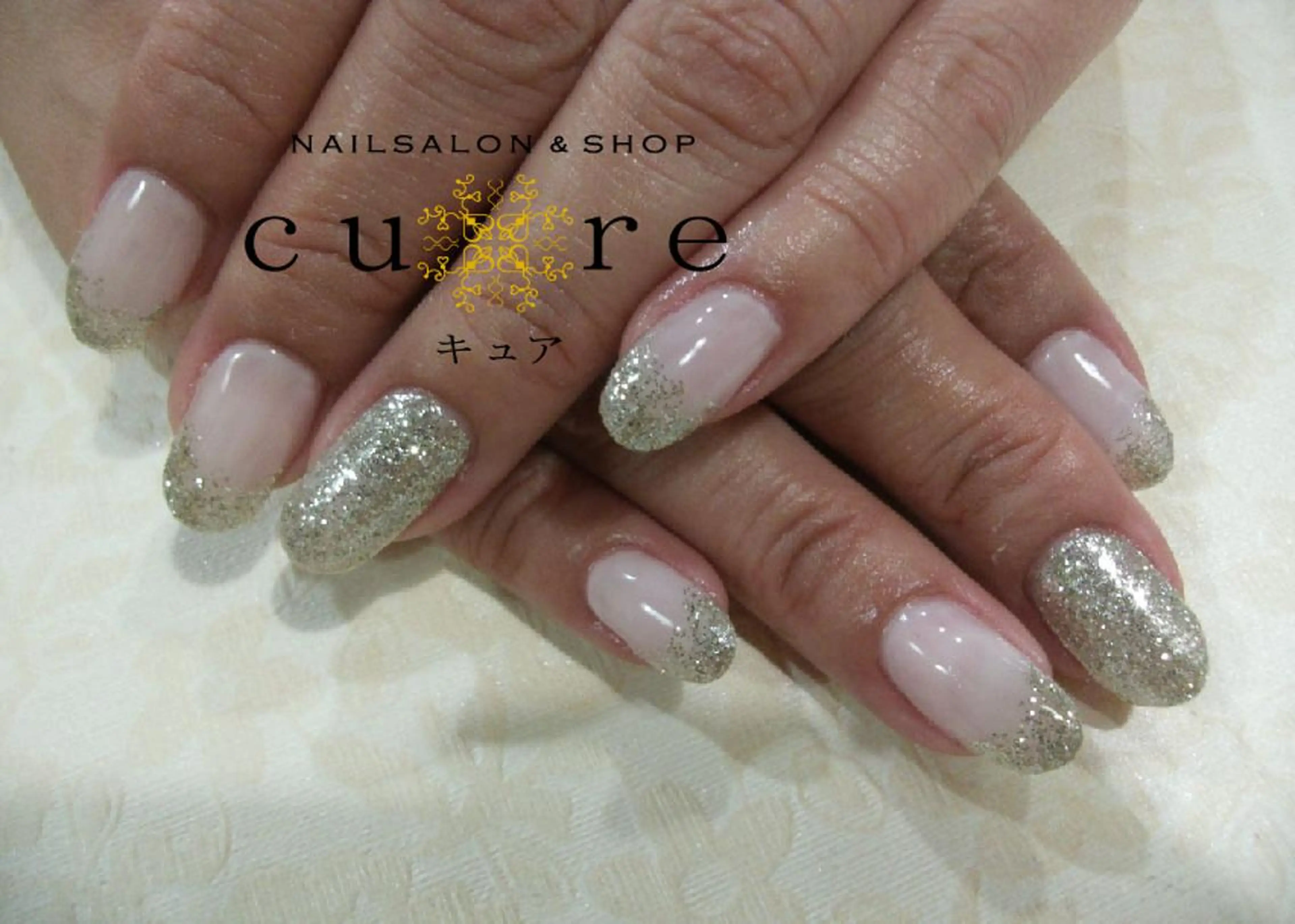 セミロング ネイル ハンドネイル ネイルサロン Cureのネイルデザイン