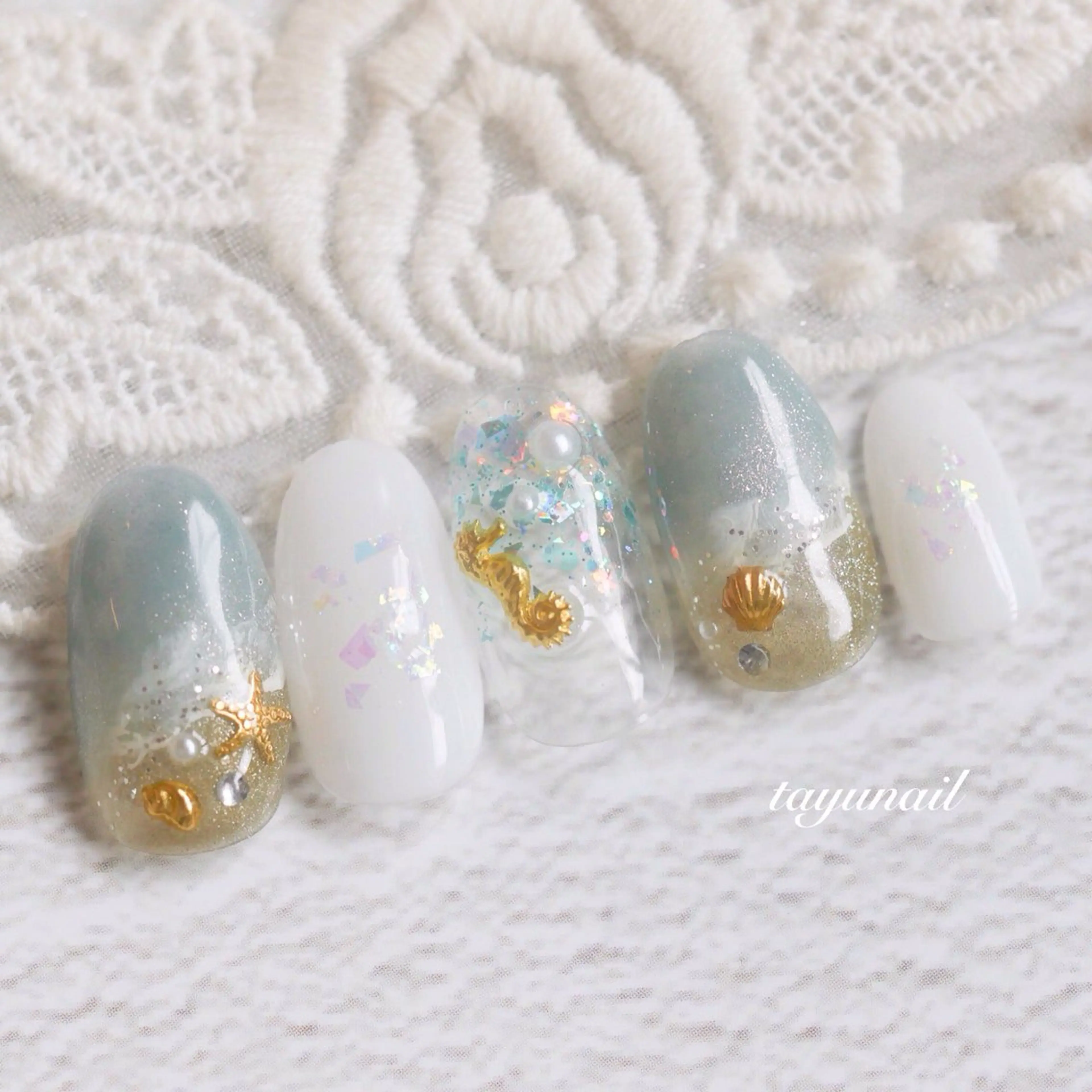 ネイル アートネイル ジェルネイル パラジェル ネイルサロン・ネイルスクール たゆnail所属・ネイルサロン 【たゆnail】のネイルデザイン