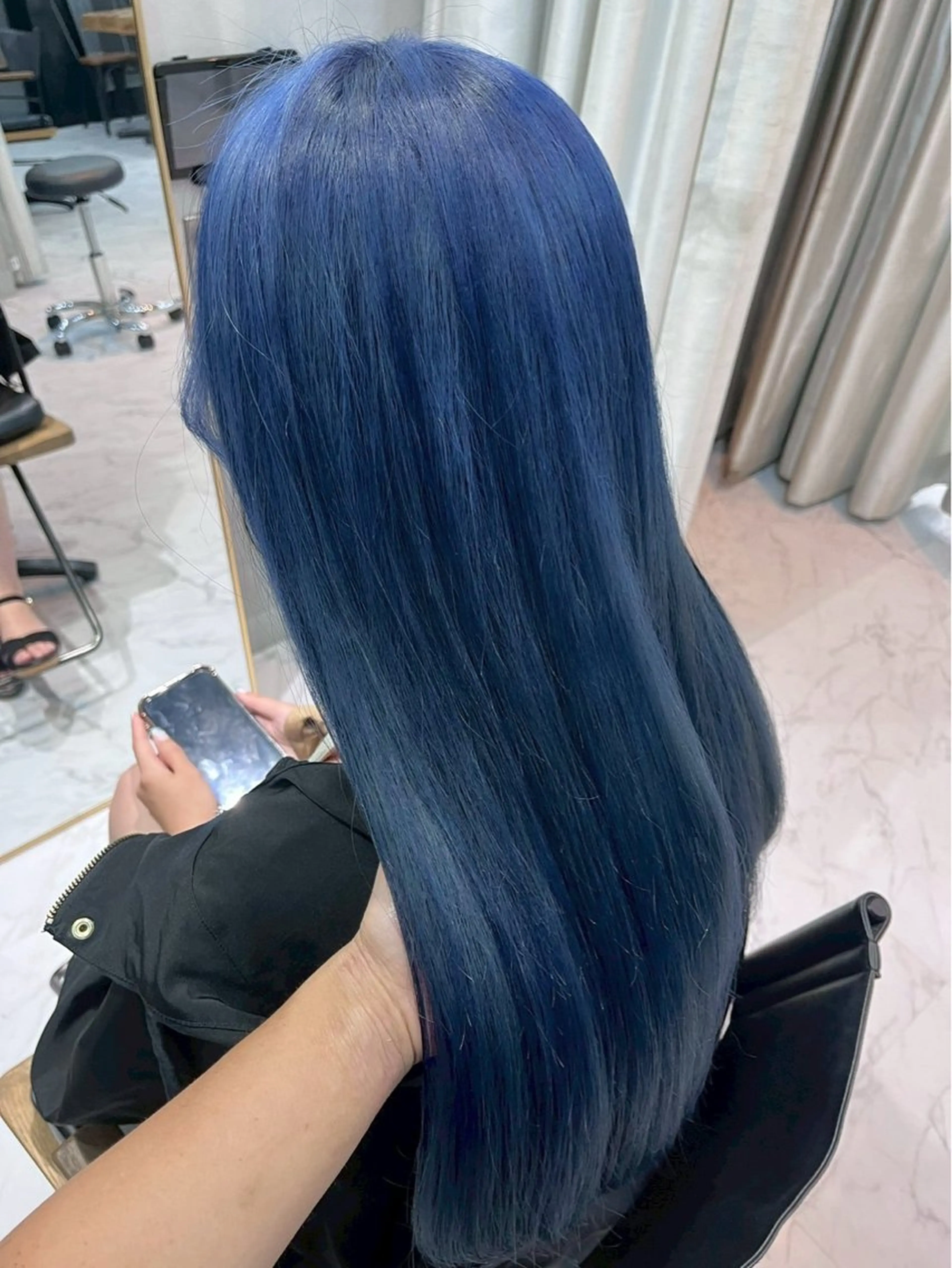 ロング カラー カット ヘアカラー トリートメント ハイトーン/韓国風/ 艶髪/吉祥寺のヘアスタイル