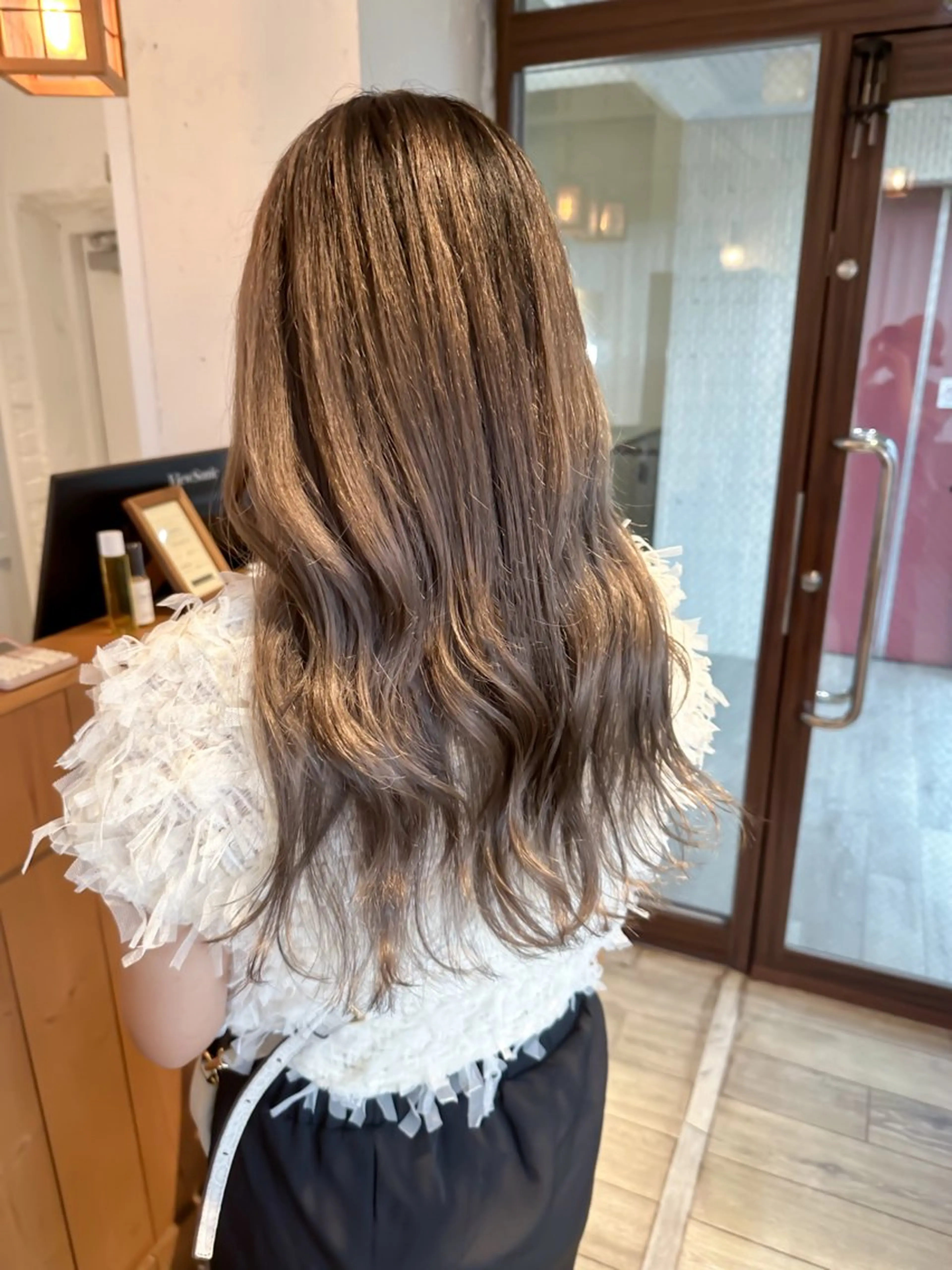 ミディアム カラー ブリーチ ブリーチカラー🫧 森　凪沙のヘアスタイル