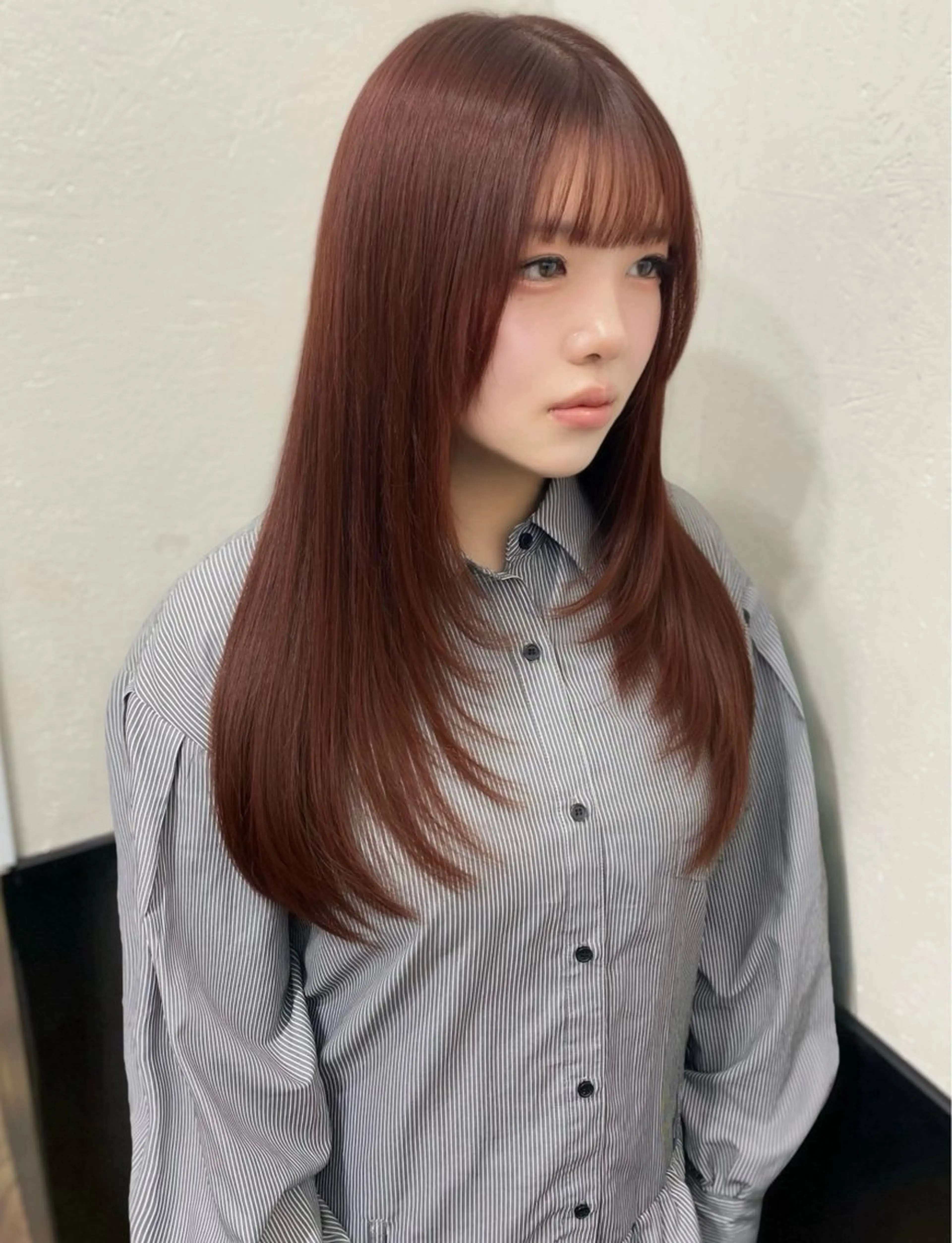 ロング カラー 渋谷🖤 艶髪🖤透明感カラーのヘアスタイル