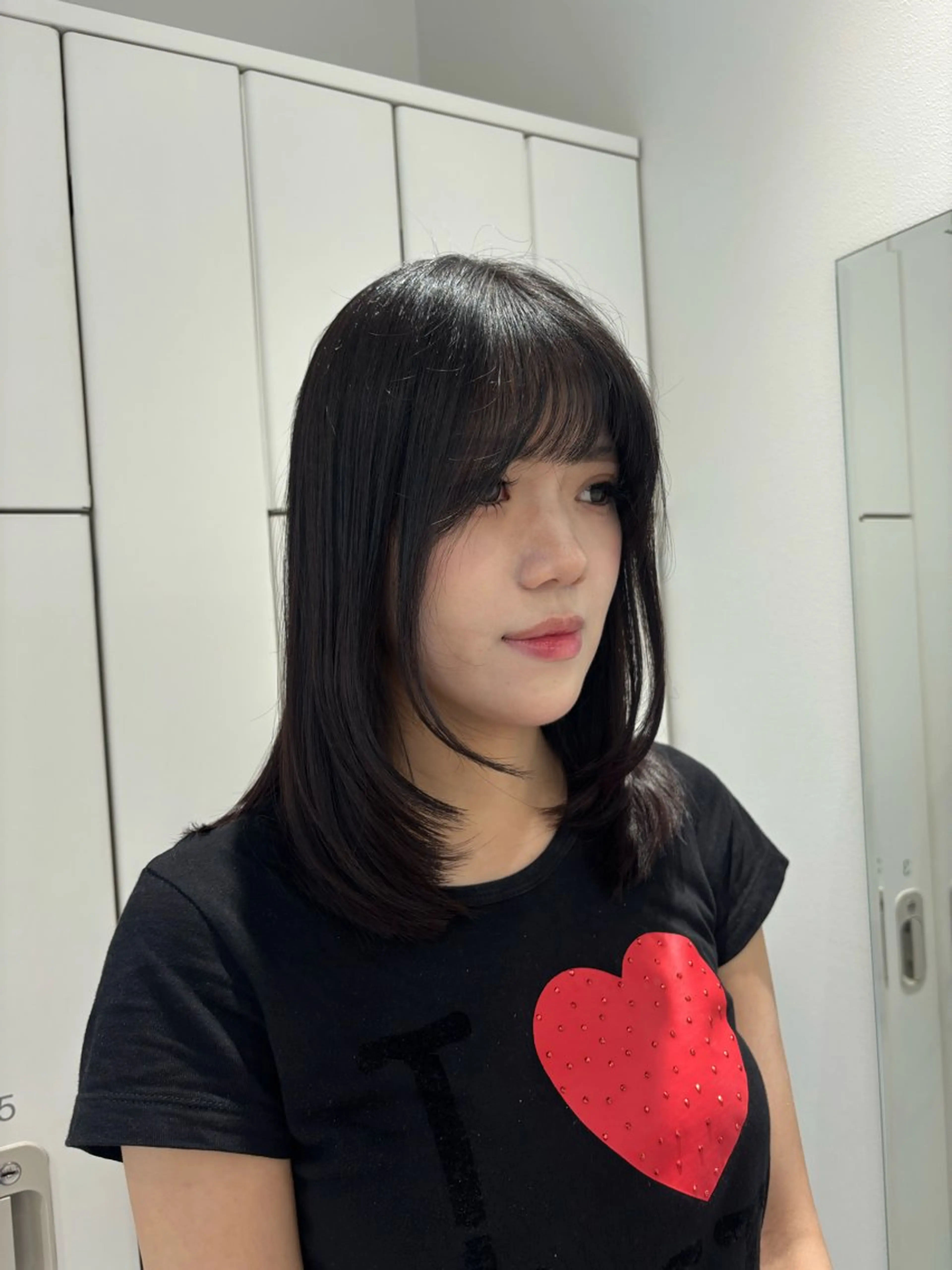 ミディアム トリートメント 艶髪໒꒱/透明感 カラー🍀_そら🪽のヘアスタイル