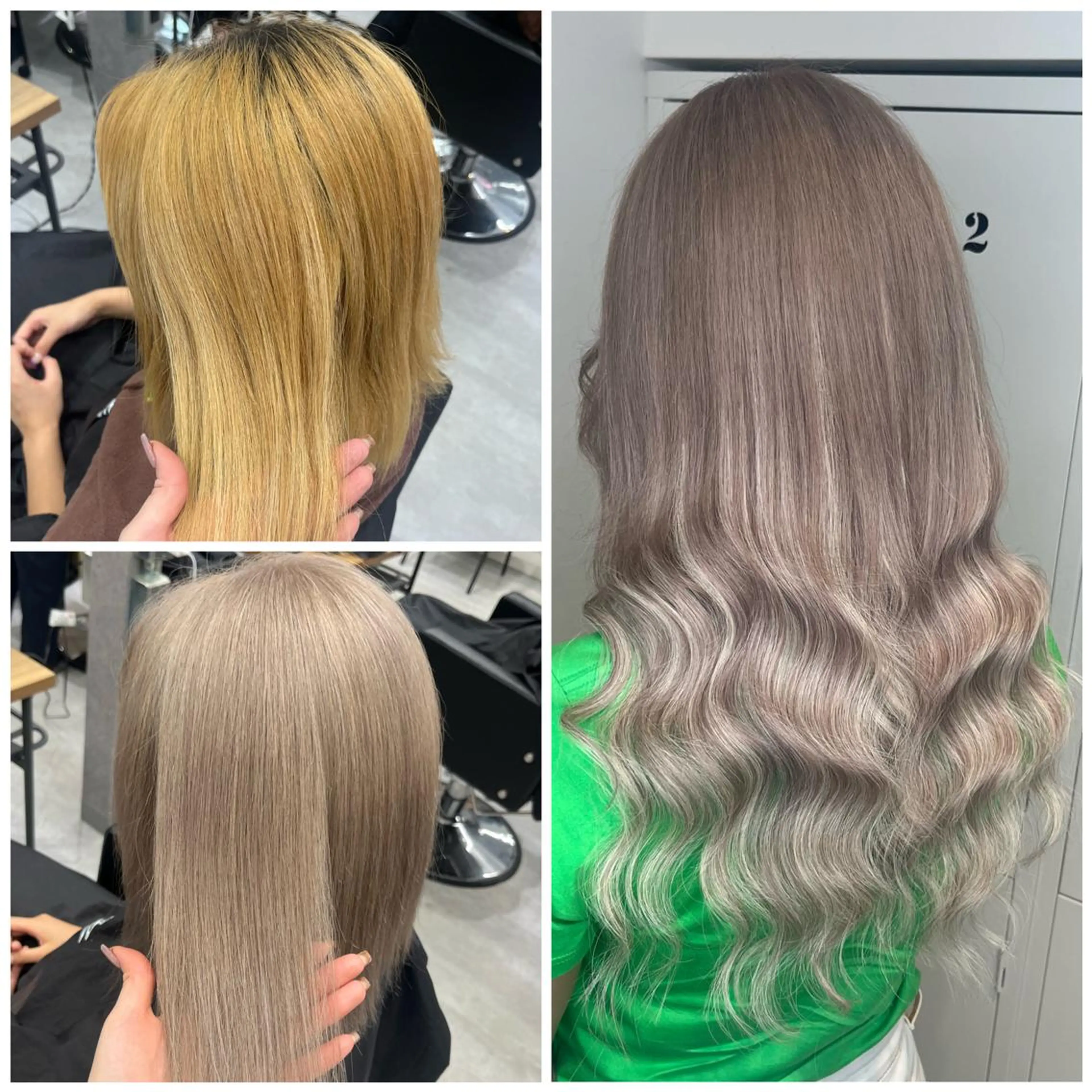 ロング カラー ブリーチ ケアブリーチ MAKO ❤️‍🔥NEXTのヘアスタイル