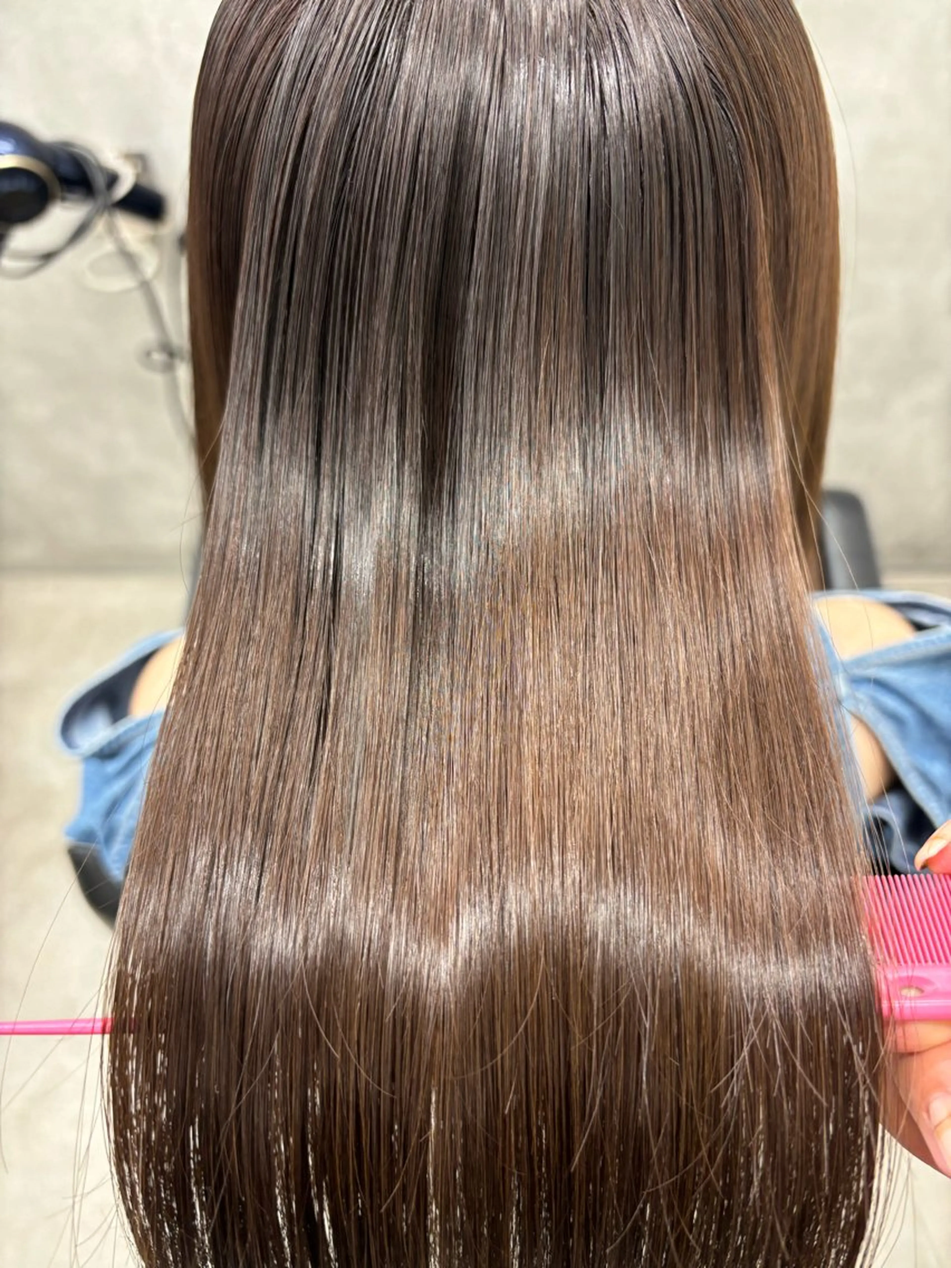 ロング カラー 髪質改善 縮毛矯正 トリートメント すぐ巻ける縮毛矯正 🍀勝倉　麗のヘアスタイル