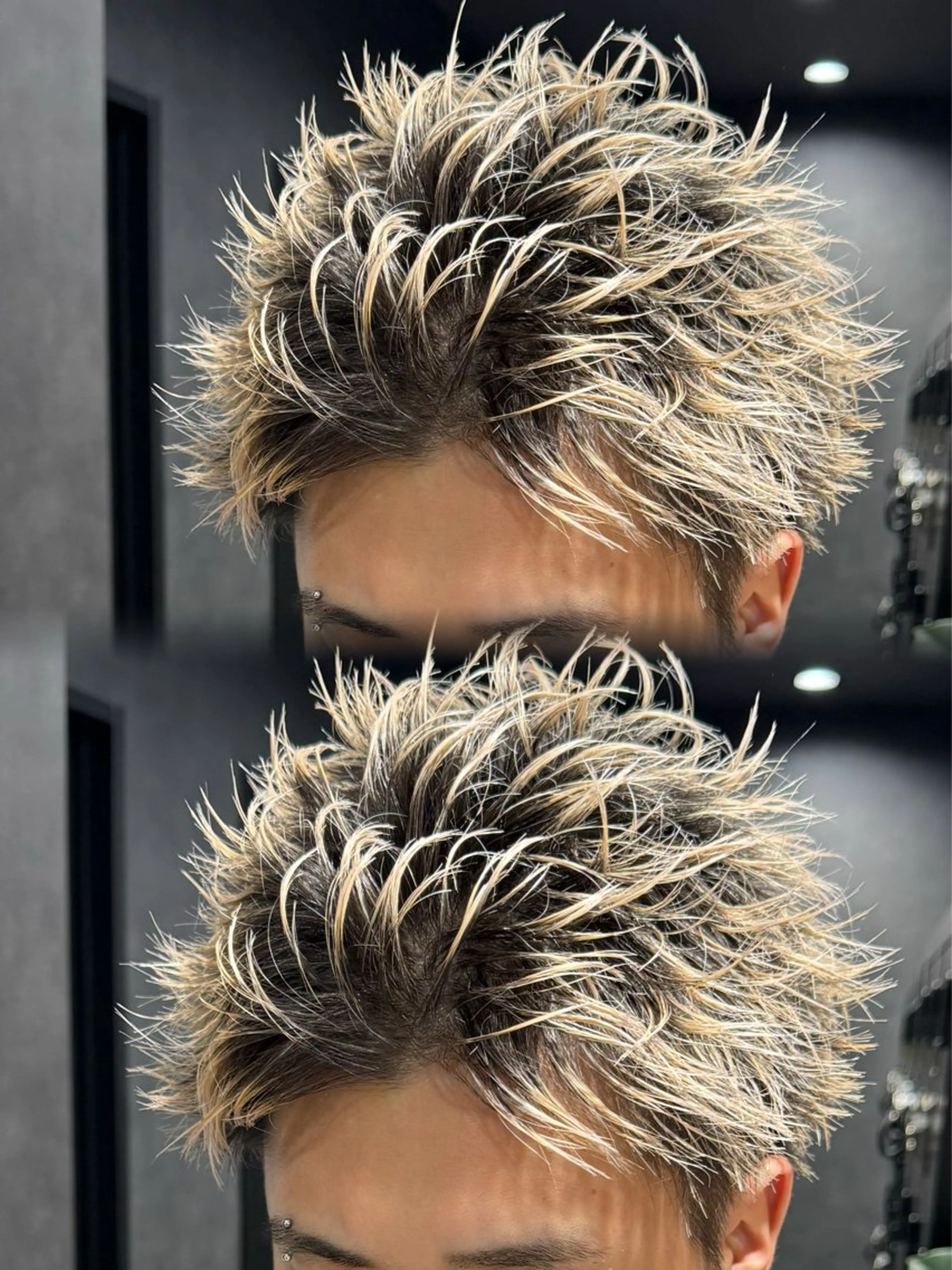 カラー メンズ クラシックスタイル 💈鈴木洵誠のヘアスタイル