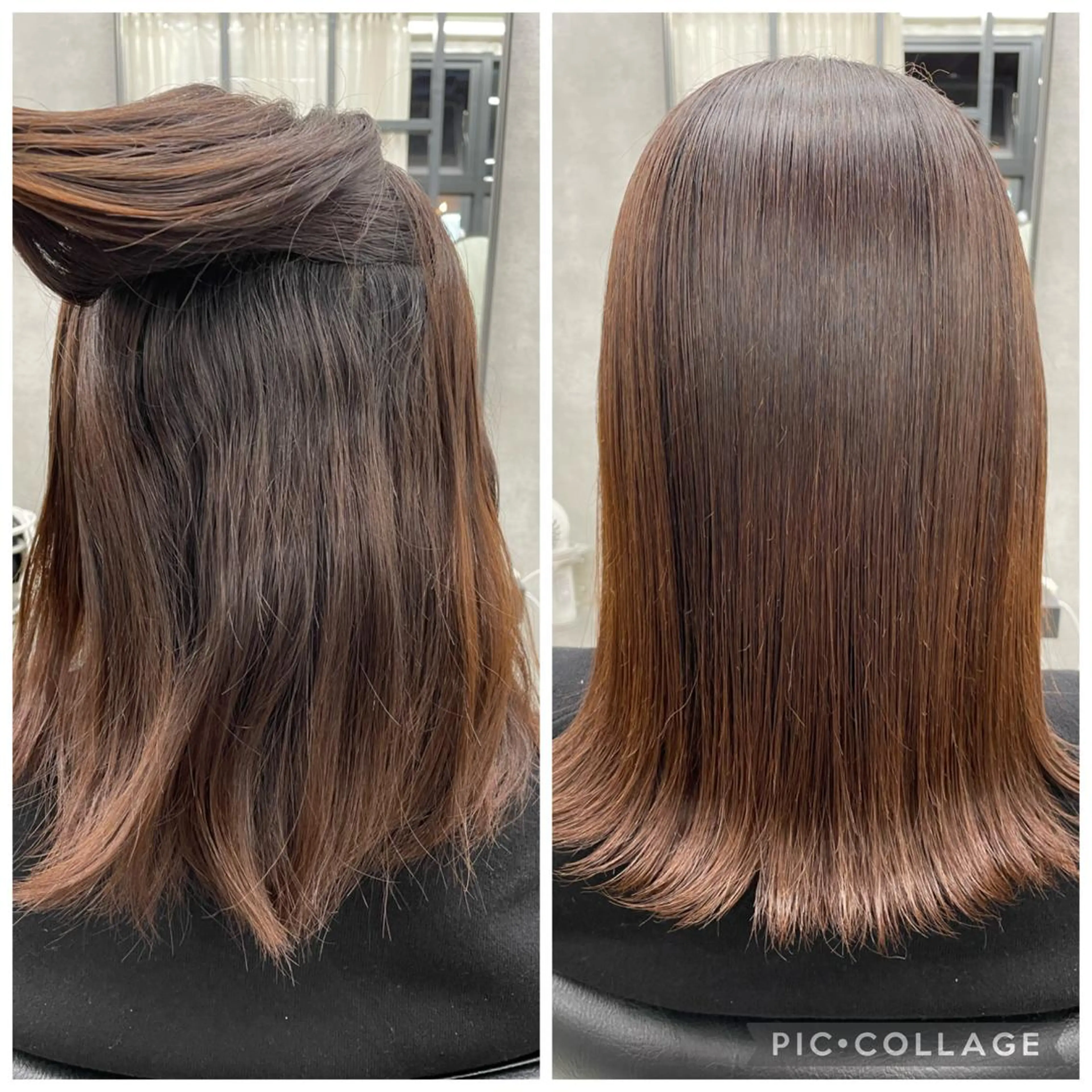 ミディアム 髪質改善 縮毛矯正 すぐ巻ける縮毛矯正 🍀勝倉　麗のヘアスタイル