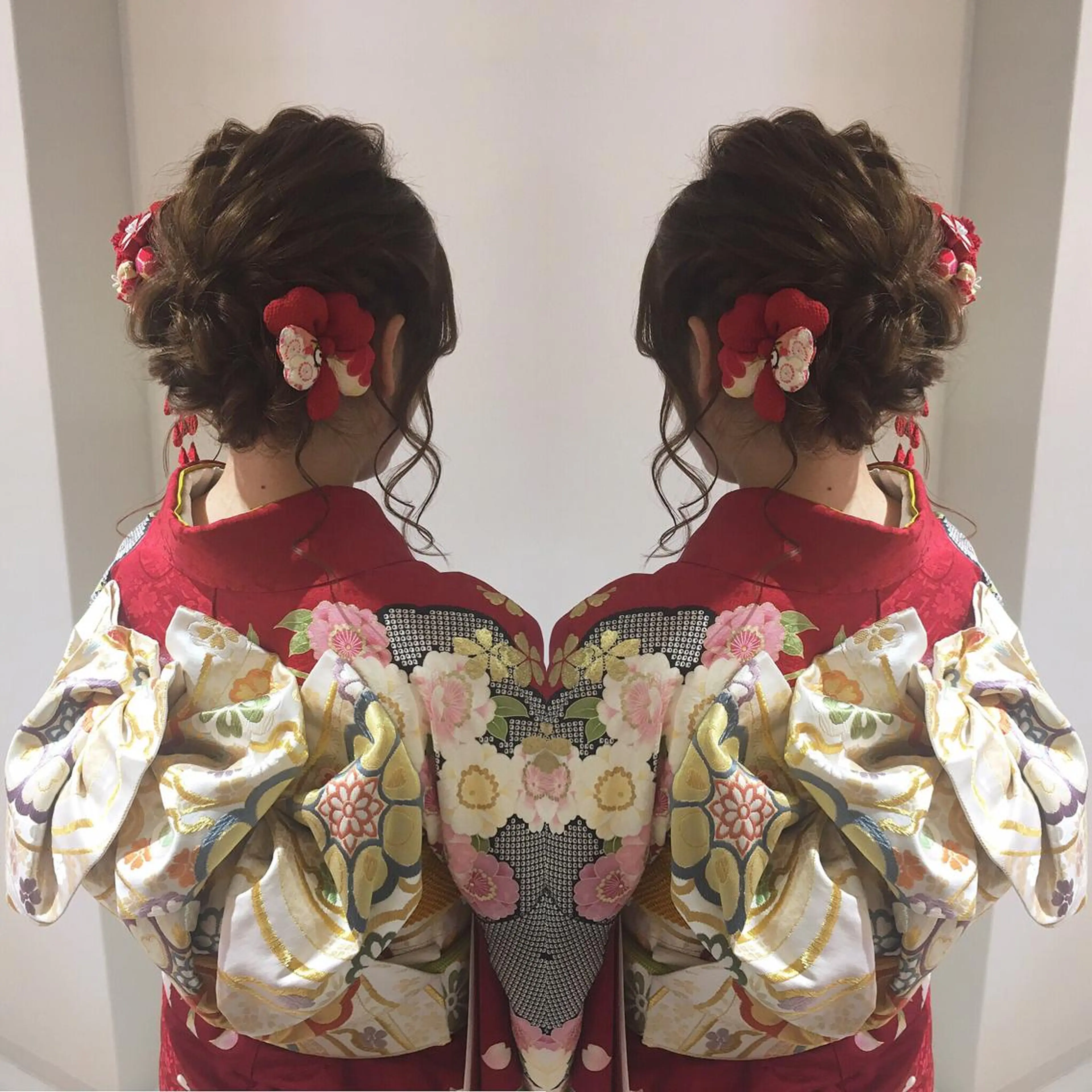 ロング ヘアアレンジ ヘアセット hair  design nico*  ヘアデザイン ニコ所属・中間 将人のヘアスタイル