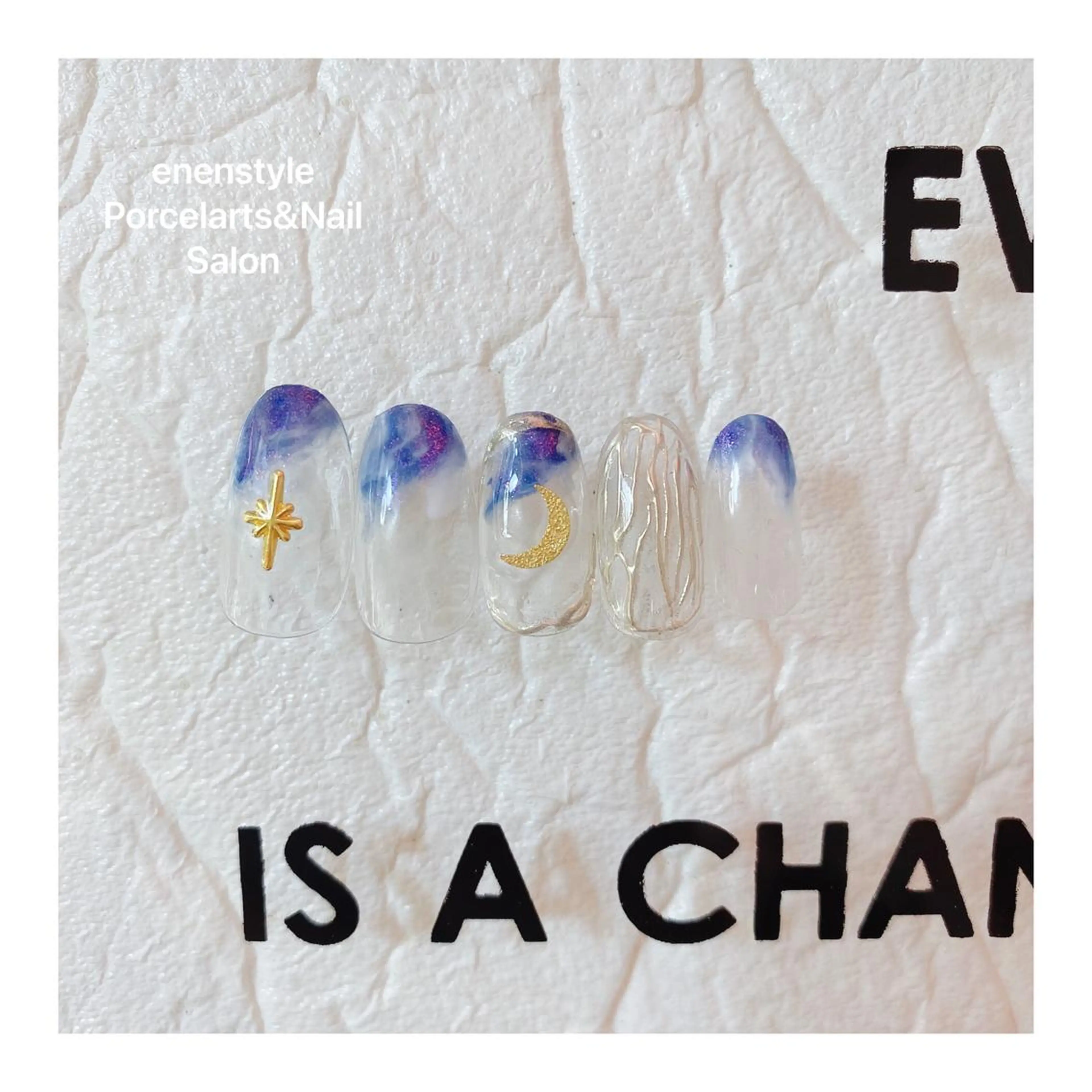 ミディアム ネイル 👑enen style👑のネイルデザイン