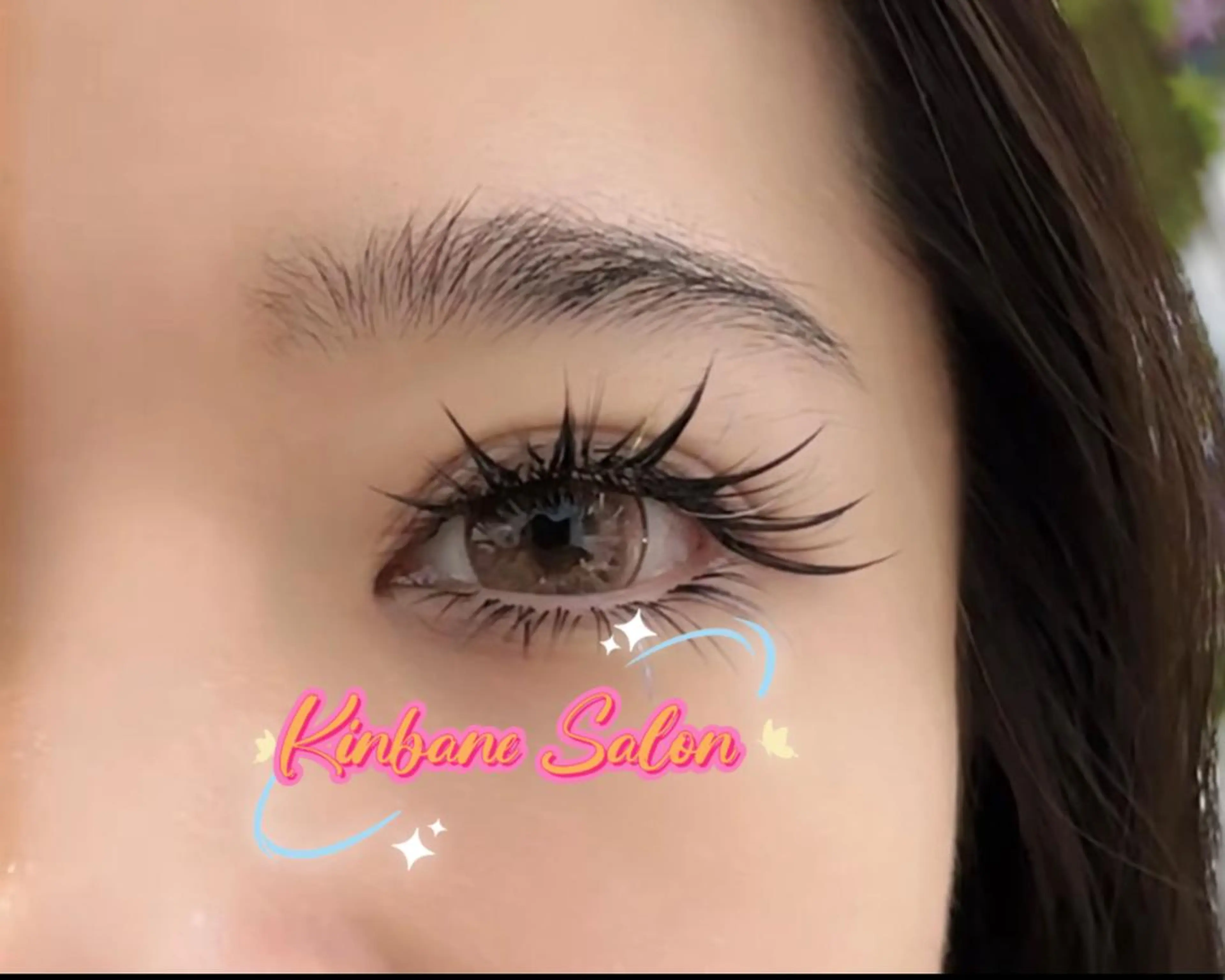 マツエク・マツパ 韓国風マツエク パリジェンヌラッシュリフト まつげパーマ 下まつげエクステ 一重×まつ毛パーマ 東 奈那のマツエク・マツパデザイン