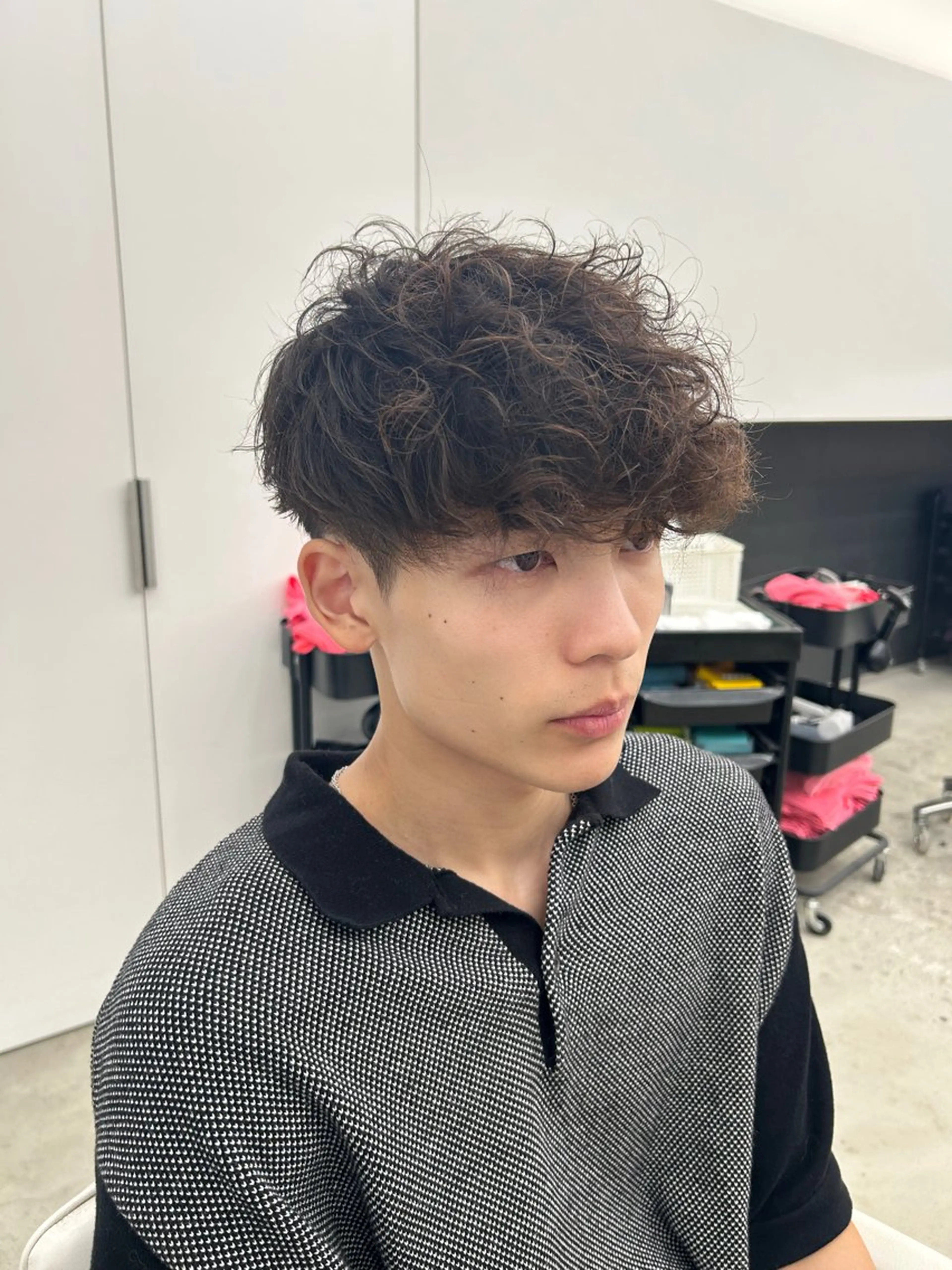 パーマ メンズ カット パーマ 名駅/メンズ特化/ 大人ヘア💗信岡 和のヘアスタイル