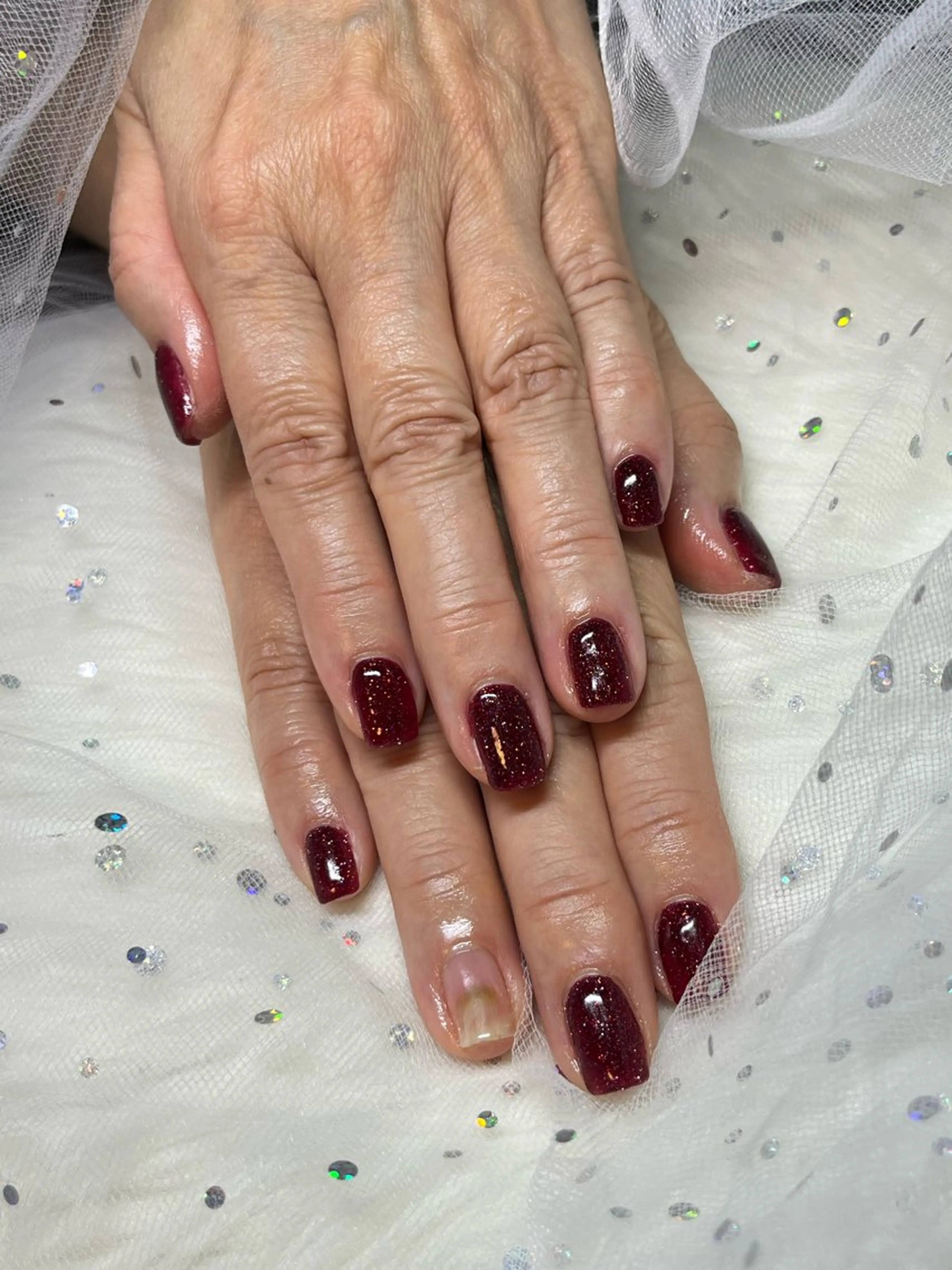 ネイル グリーン ハンドネイル Miyakawa Ririkoのネイルデザイン