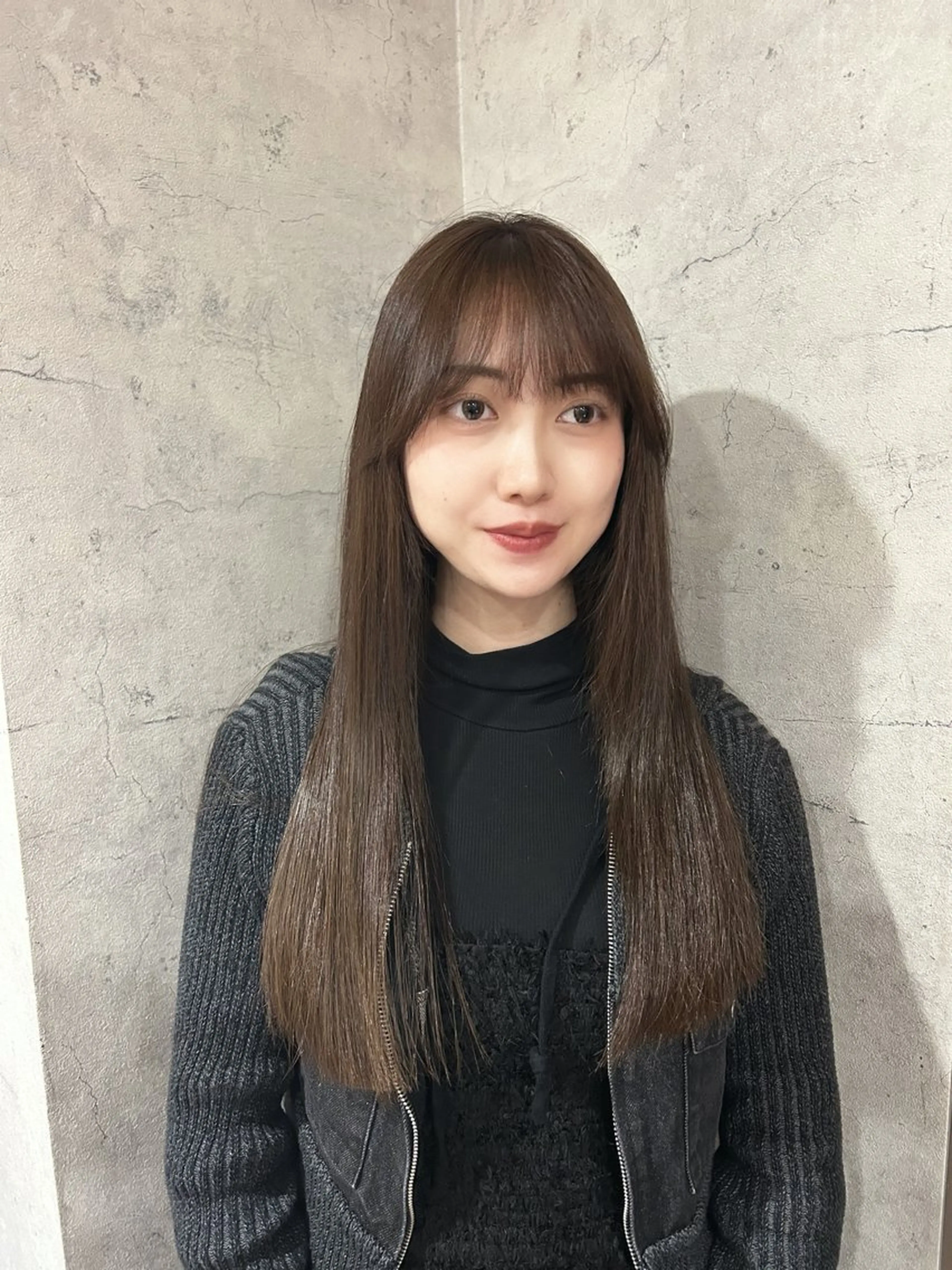 ロング カラー アッシュ アッシュブラウン ブラウンカラー 透明感カラー 小顔カット カット ヘアカラー トリートメント パーソナルカラー 診断🍀マリンのヘアスタイル
