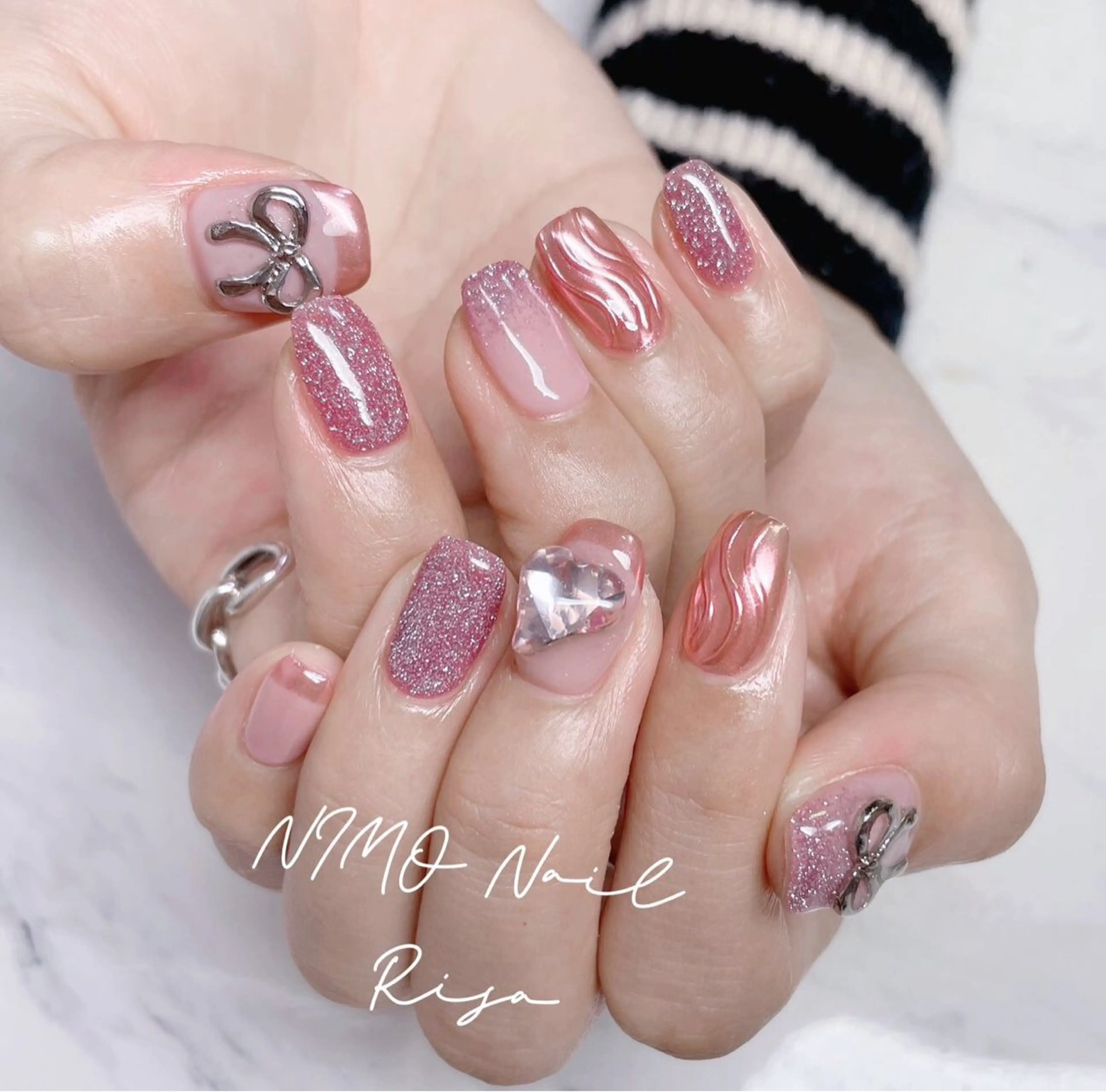 ネイル ハンドネイル RI SA☀️ リサのネイルデザイン