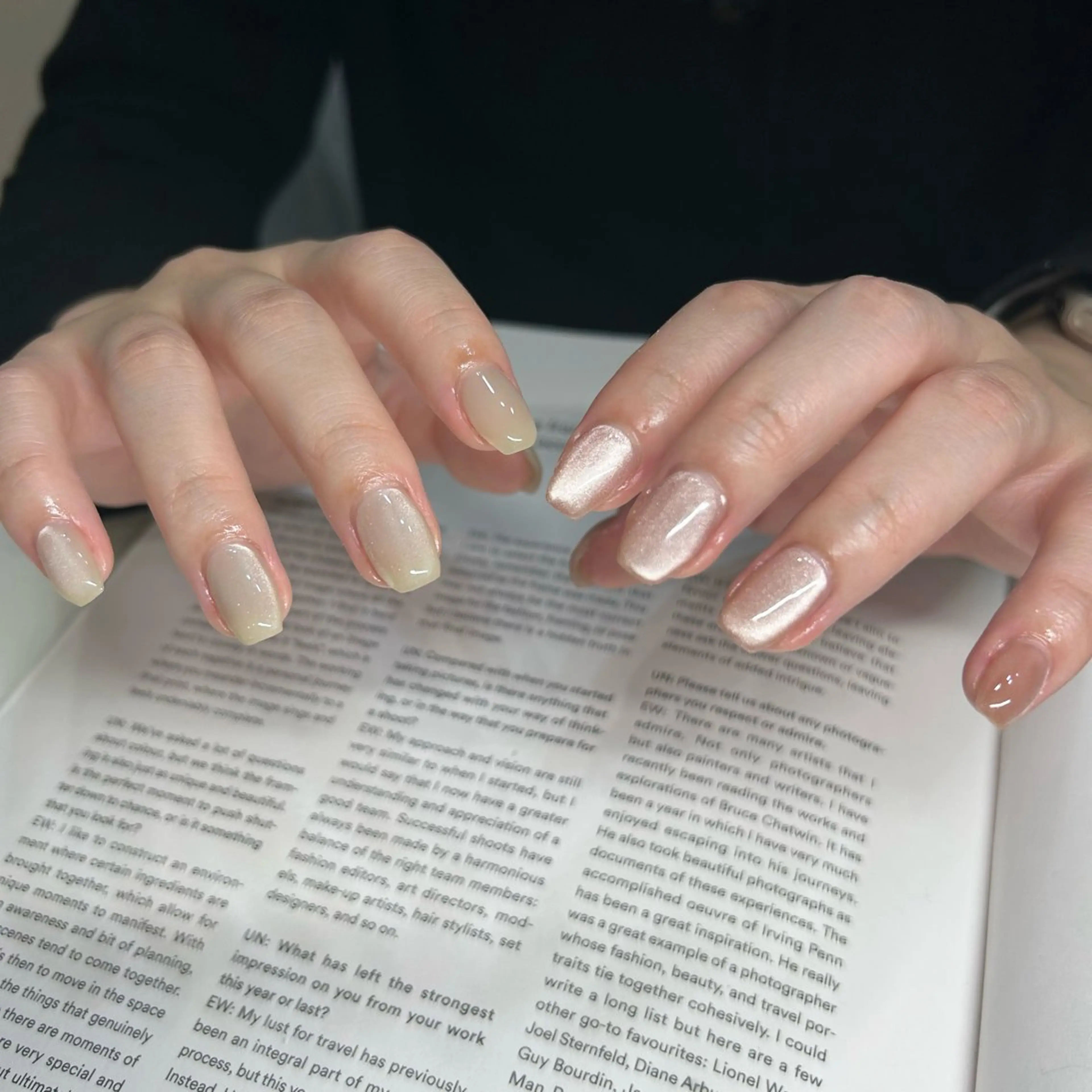 ネイル ブルー フットネイル ジェルネイル キラキラネイル 韓国ネイル RooM -mizuki-のネイルデザイン