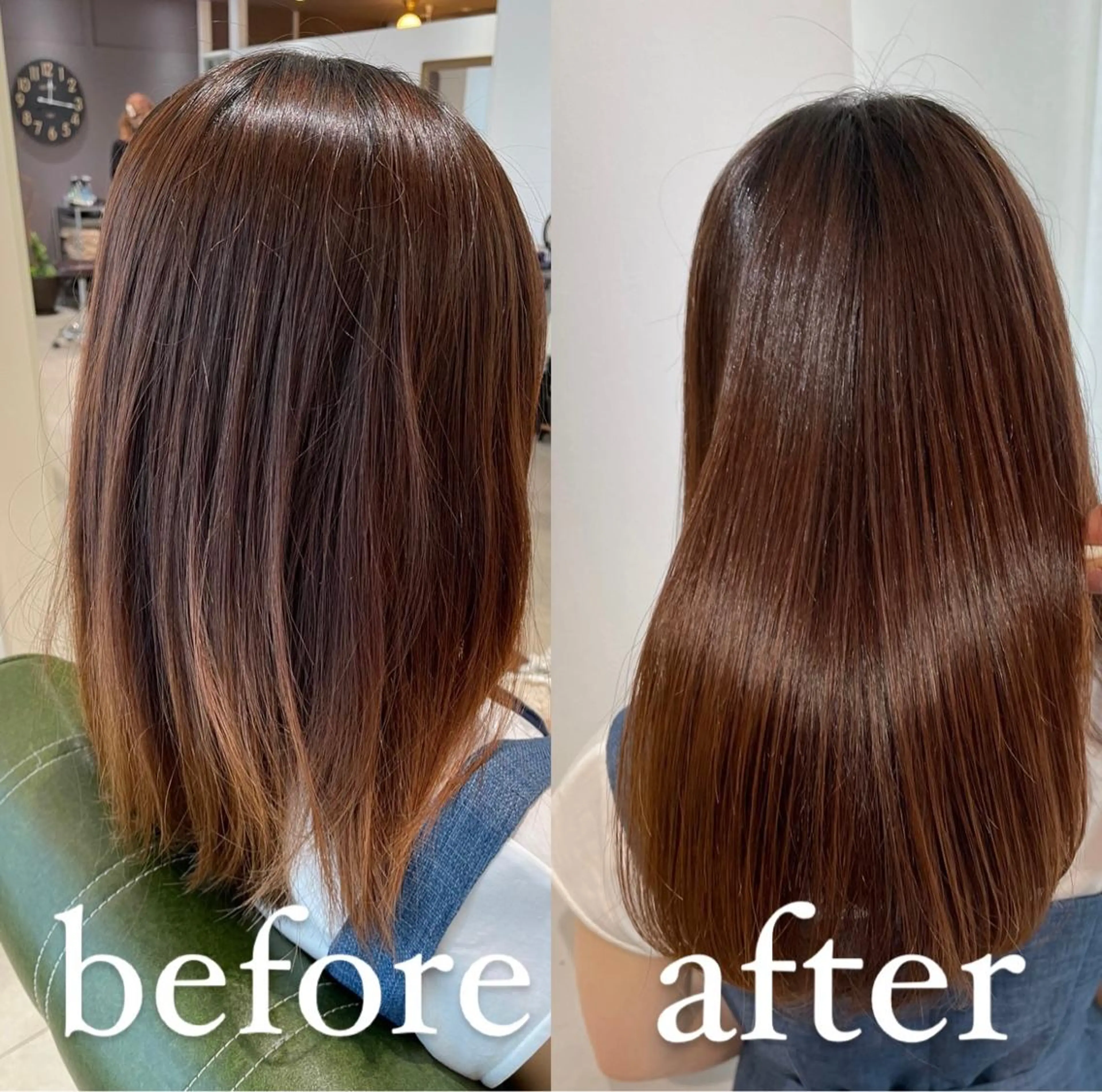 ミディアム カラー アクアカラー トリートメント カット ヘアカラー トリートメント 過去一の柔髪ヘア 🌿einshairのヘアスタイル