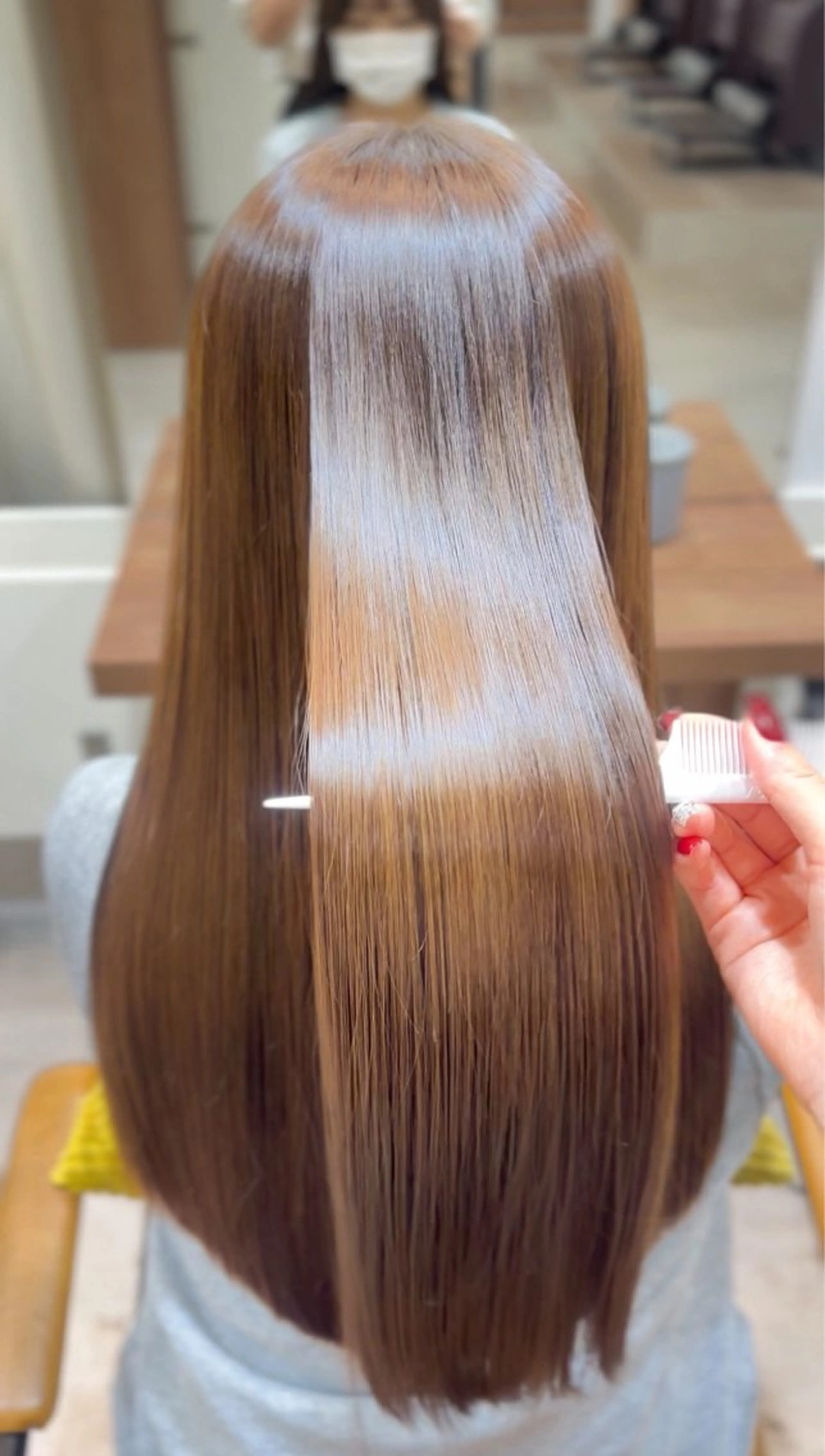 ロング カラー カット ヘアカラー トリートメント honoka/レイヤ ー/艶感カラー/韓国のヘアスタイル