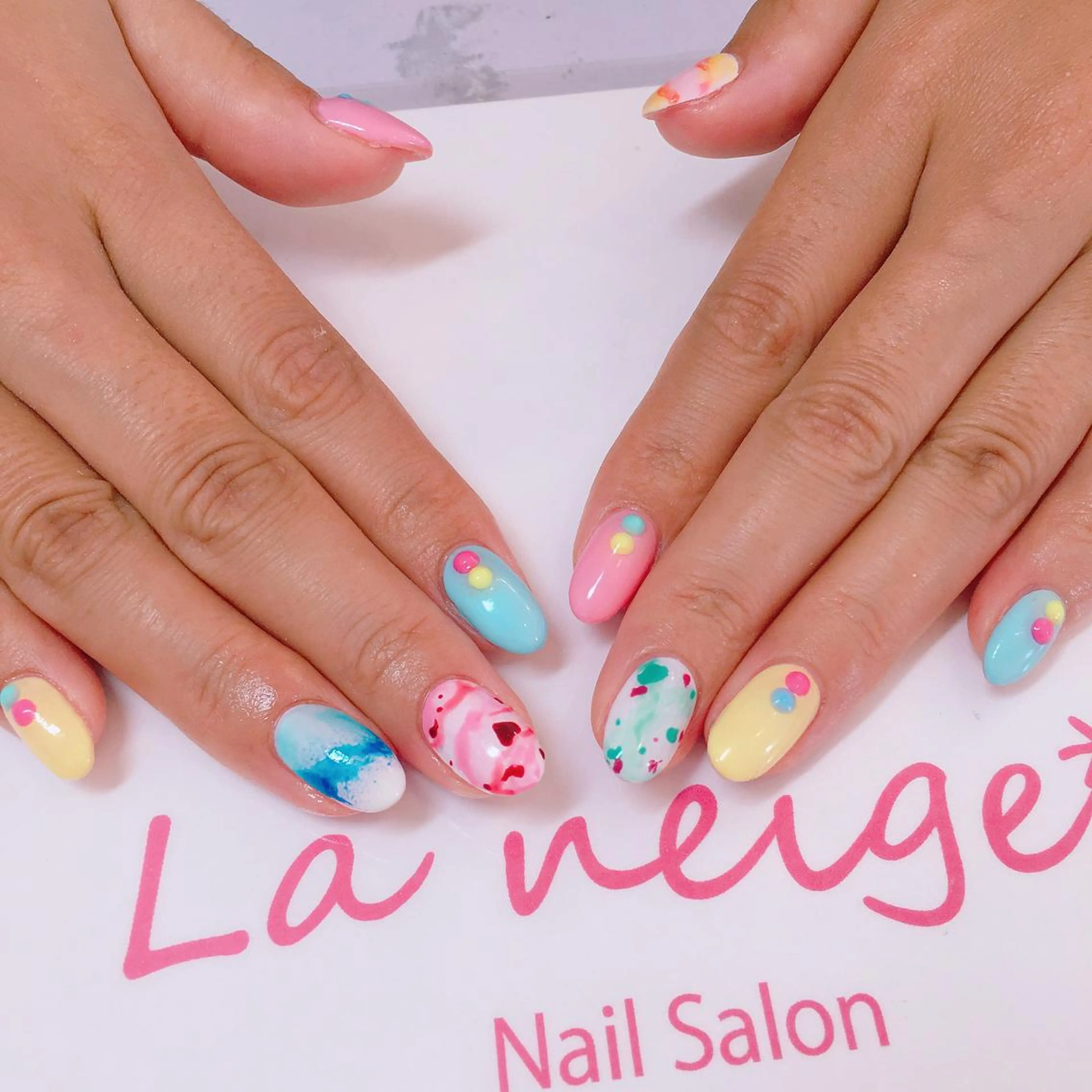 ネイル La neige* yuki 🐩🌙のネイルデザイン