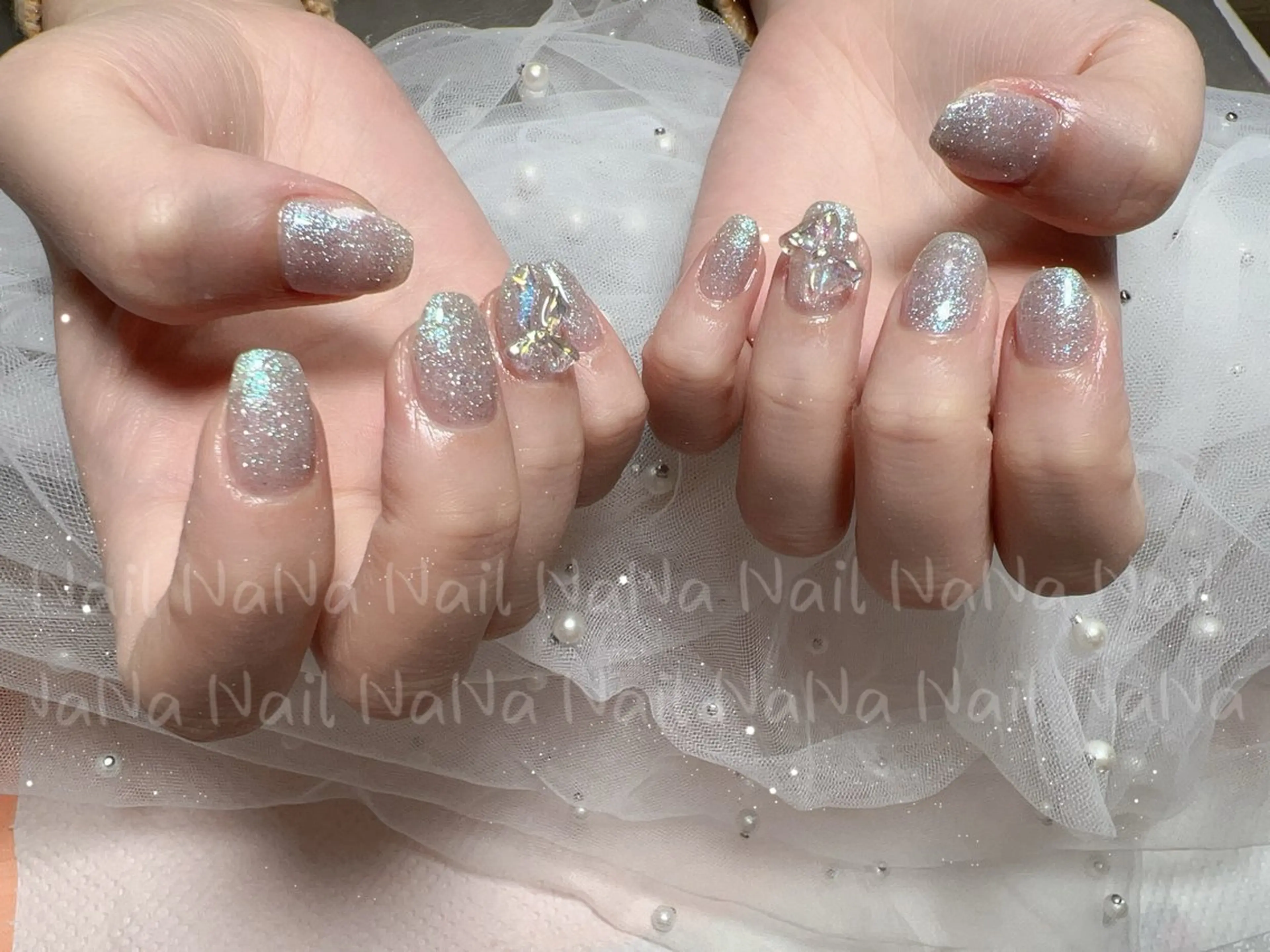 ネイル リボン ハンドネイル Nail NaNaのネイルデザイン