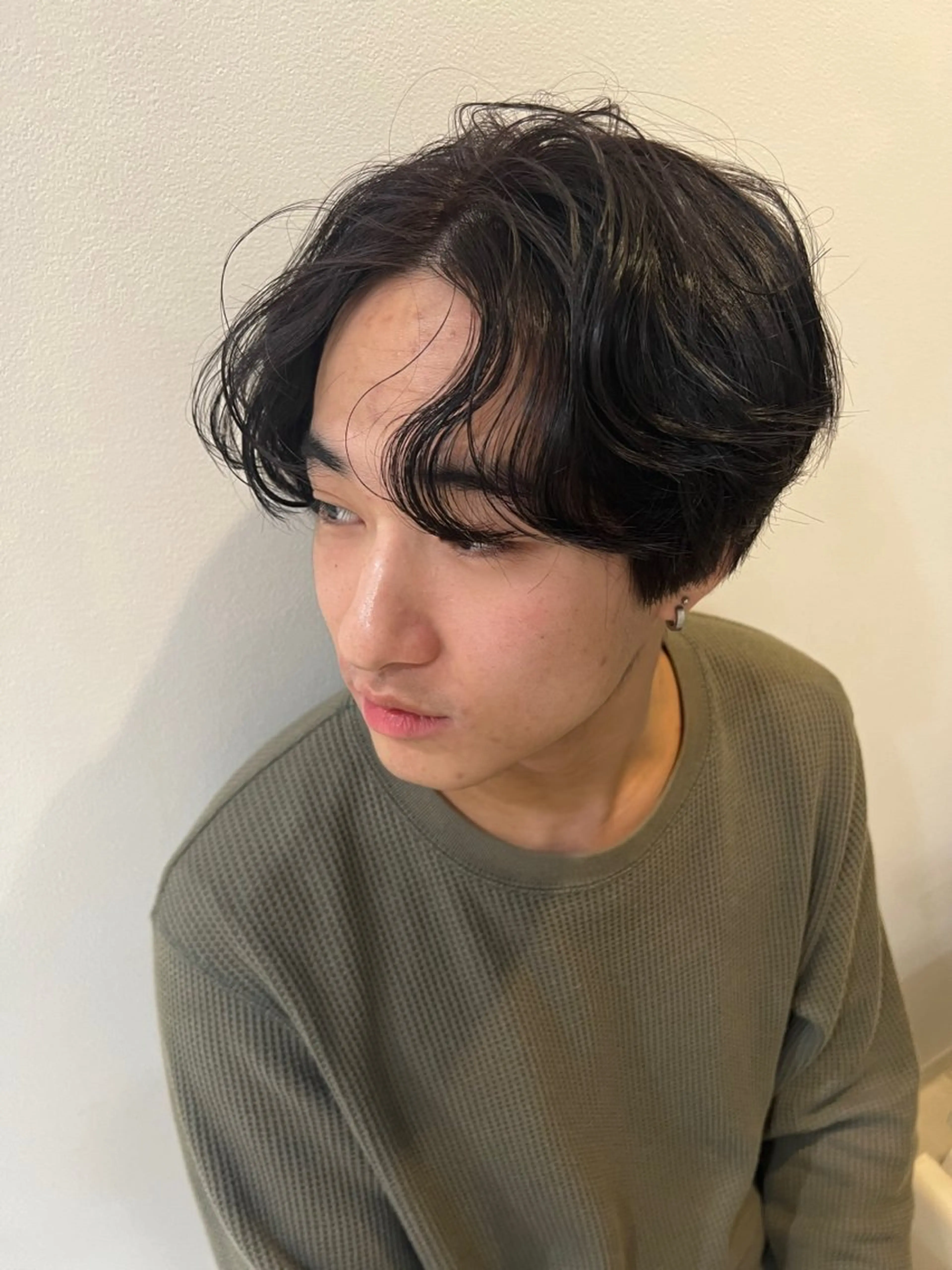 カラー メンズ カット パーマ 🌝ぷる艶ハイトーン 柔らかヘア🍅まあやのヘアスタイル