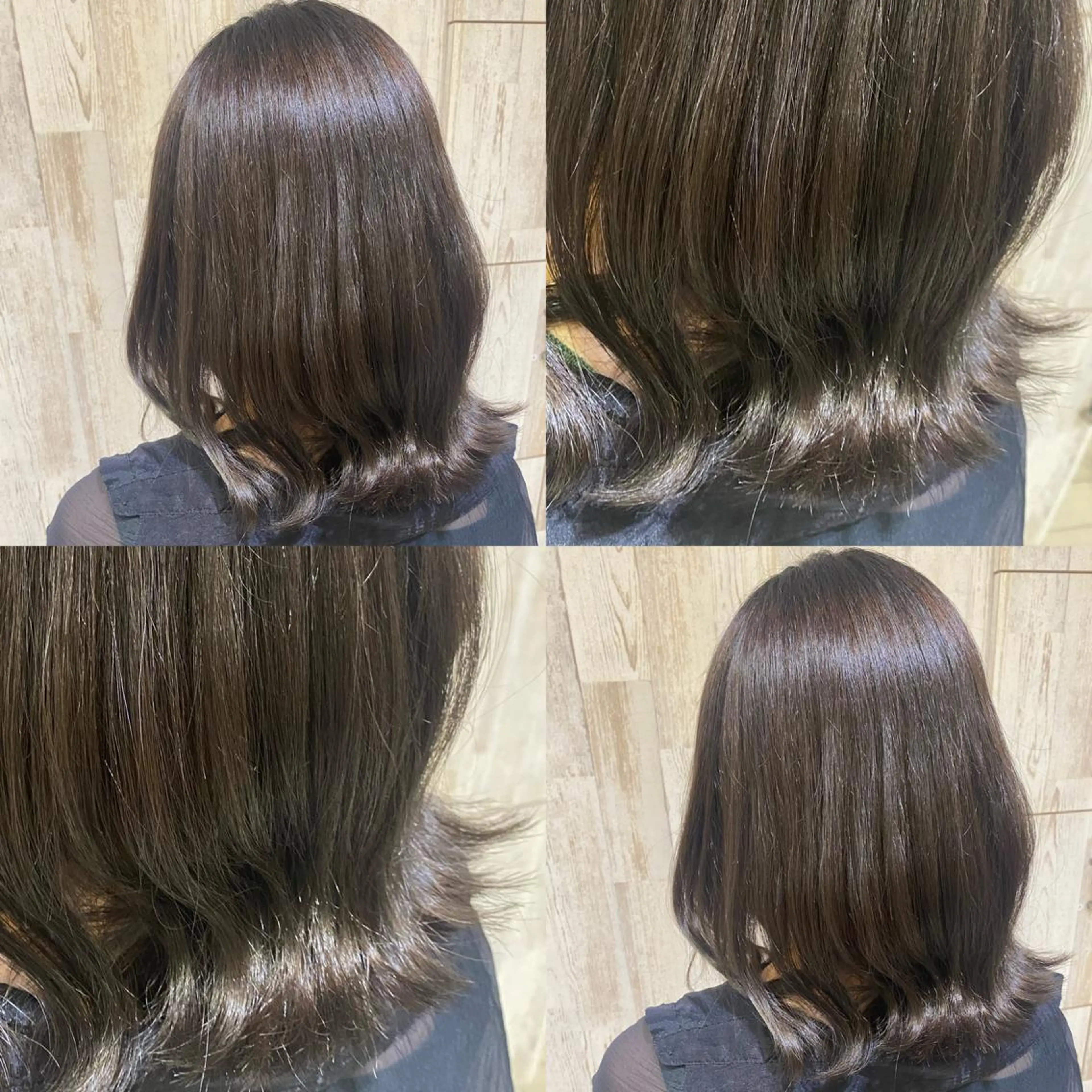 セミロング カラー ヘアアレンジ 透明感カラー グレージュ 🌼NAMI 🌼のヘアスタイル