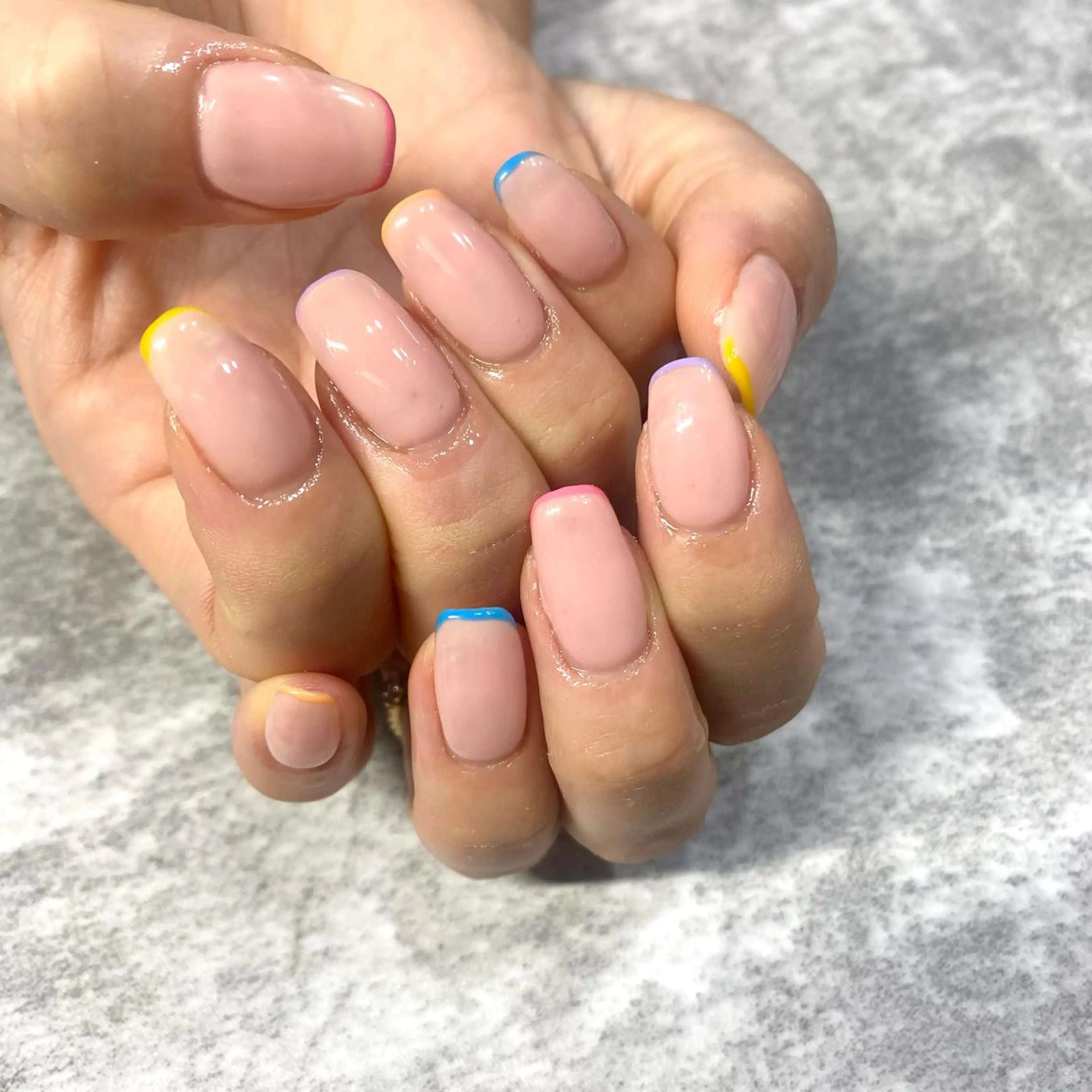 ネイル フレンチネイル ハンドネイル ★Rinail... .のネイルデザイン