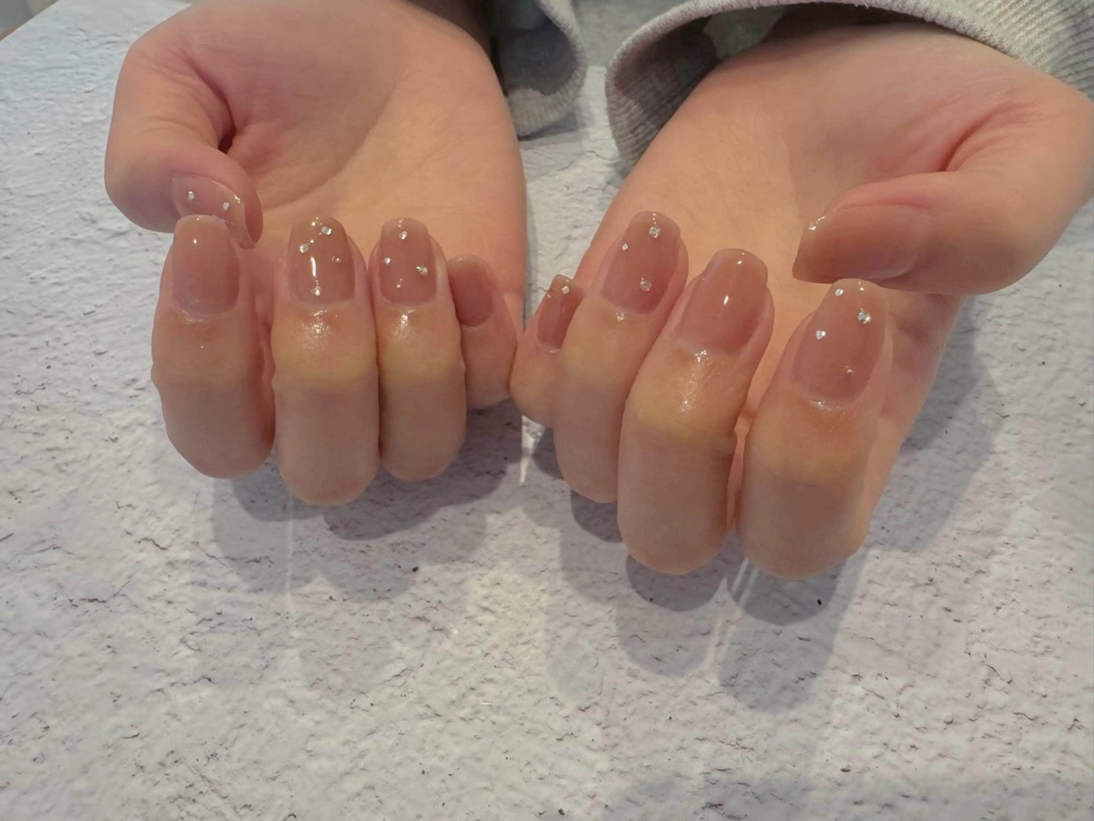 ネイル ストーンネイル ハンドネイル byeol nailのネイルデザイン