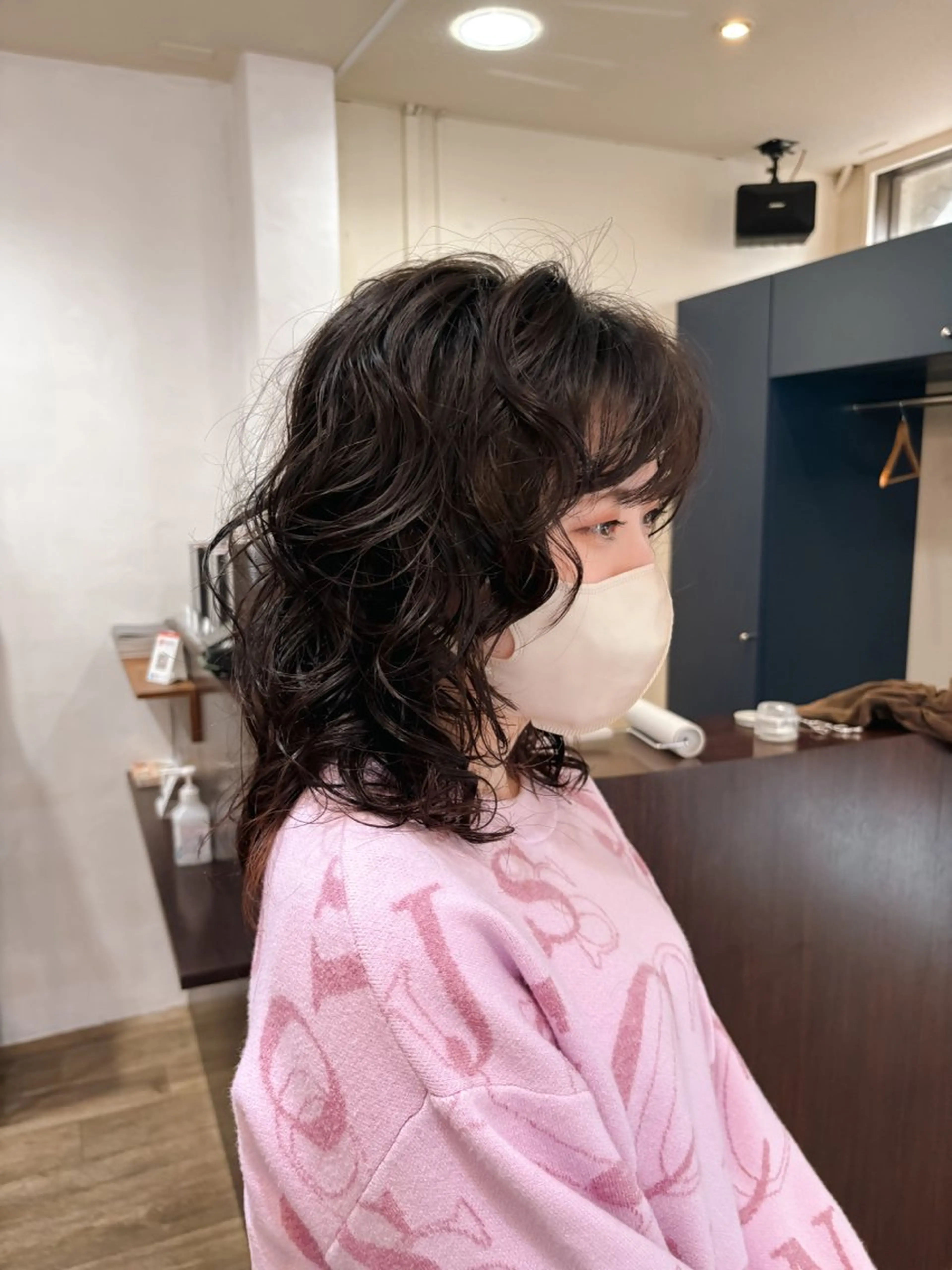 ミディアム パーマ カット パーマ トリートメント enVOGUE🌀 宮本泰周のヘアスタイル