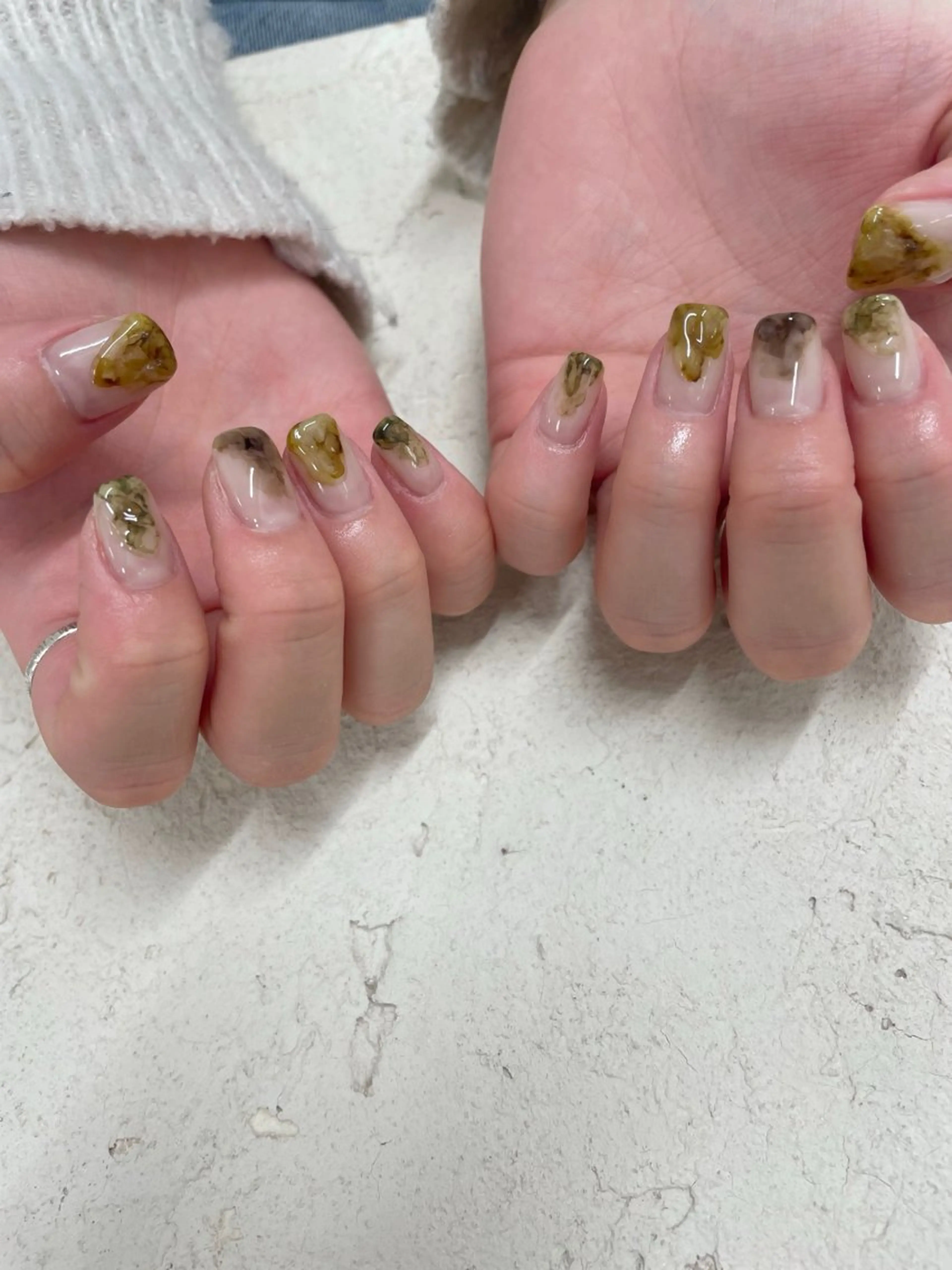 ネイル ハンドネイル nuás ニュアーズ  miaのネイルデザイン