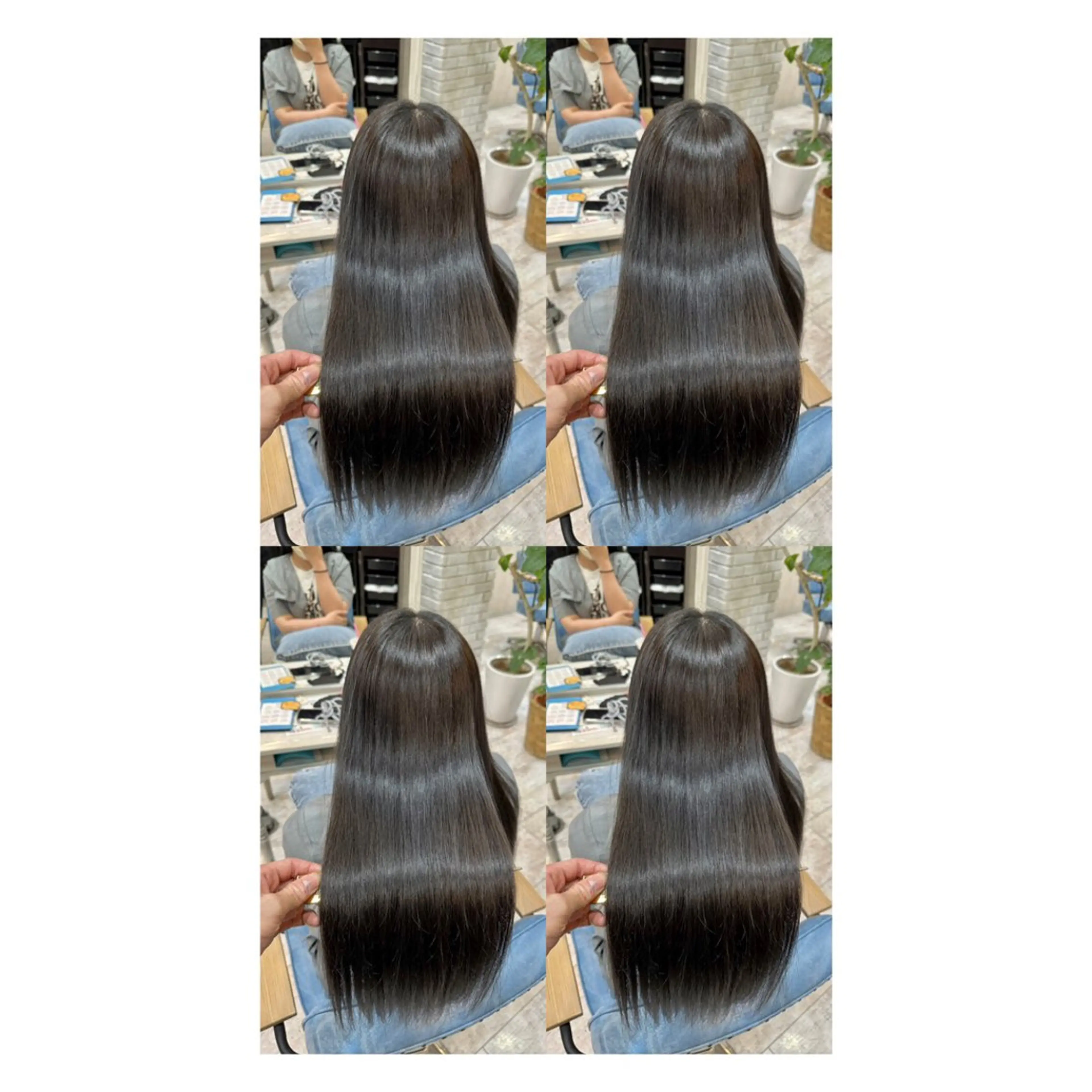 ロング カラー 透明感カラー 髪質改善 縮毛矯正 トリートメント ヘアカラー トリートメント 店長✨レイヤー✖️ 髪質改善✖️韓国ヘアのヘアスタイル