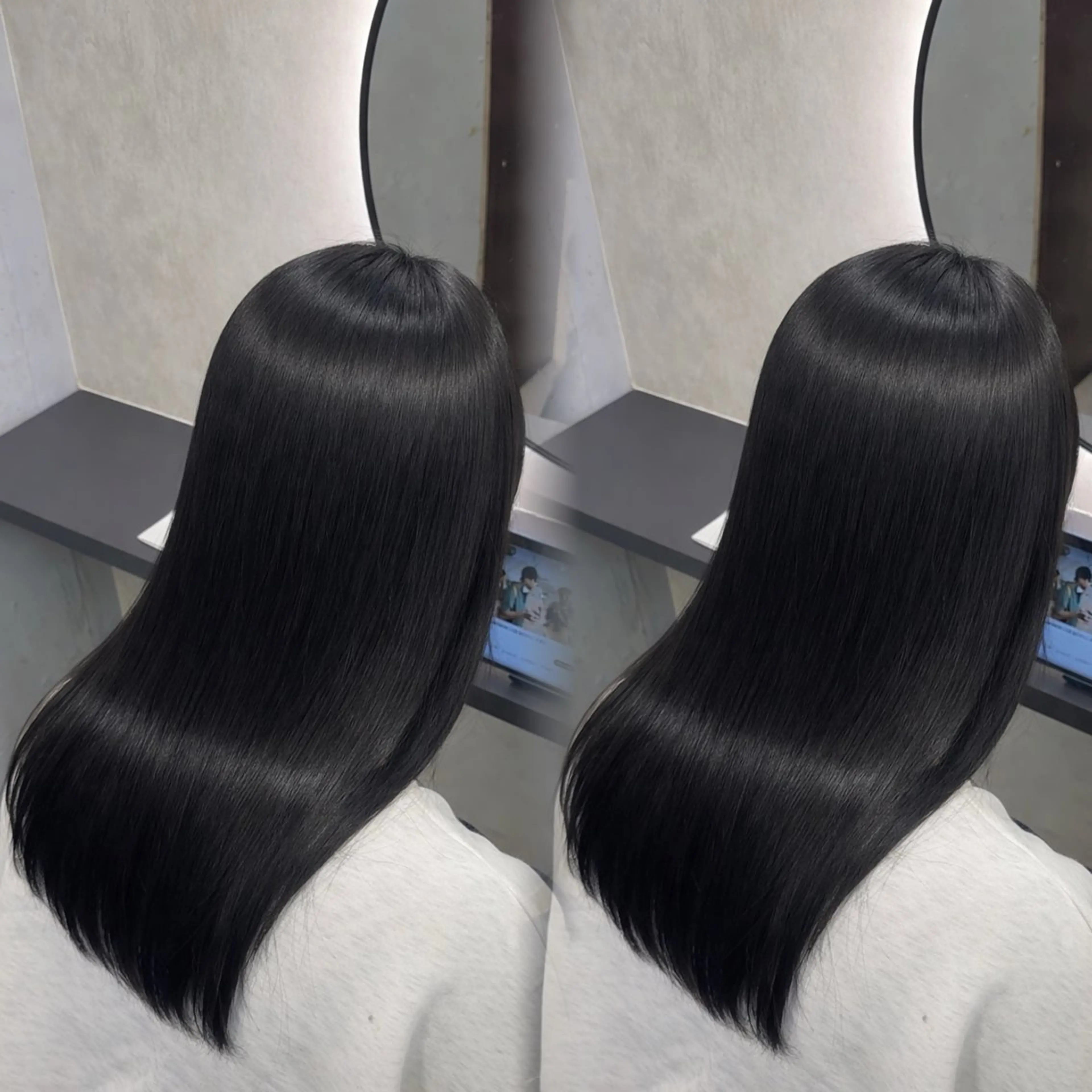 ロング カラー ヘアアレンジ カット ヘアカラー 縮毛矯正 トリートメント 新宿 /髪質改善/ 縮毛矯正/ヒュウガのヘアスタイル