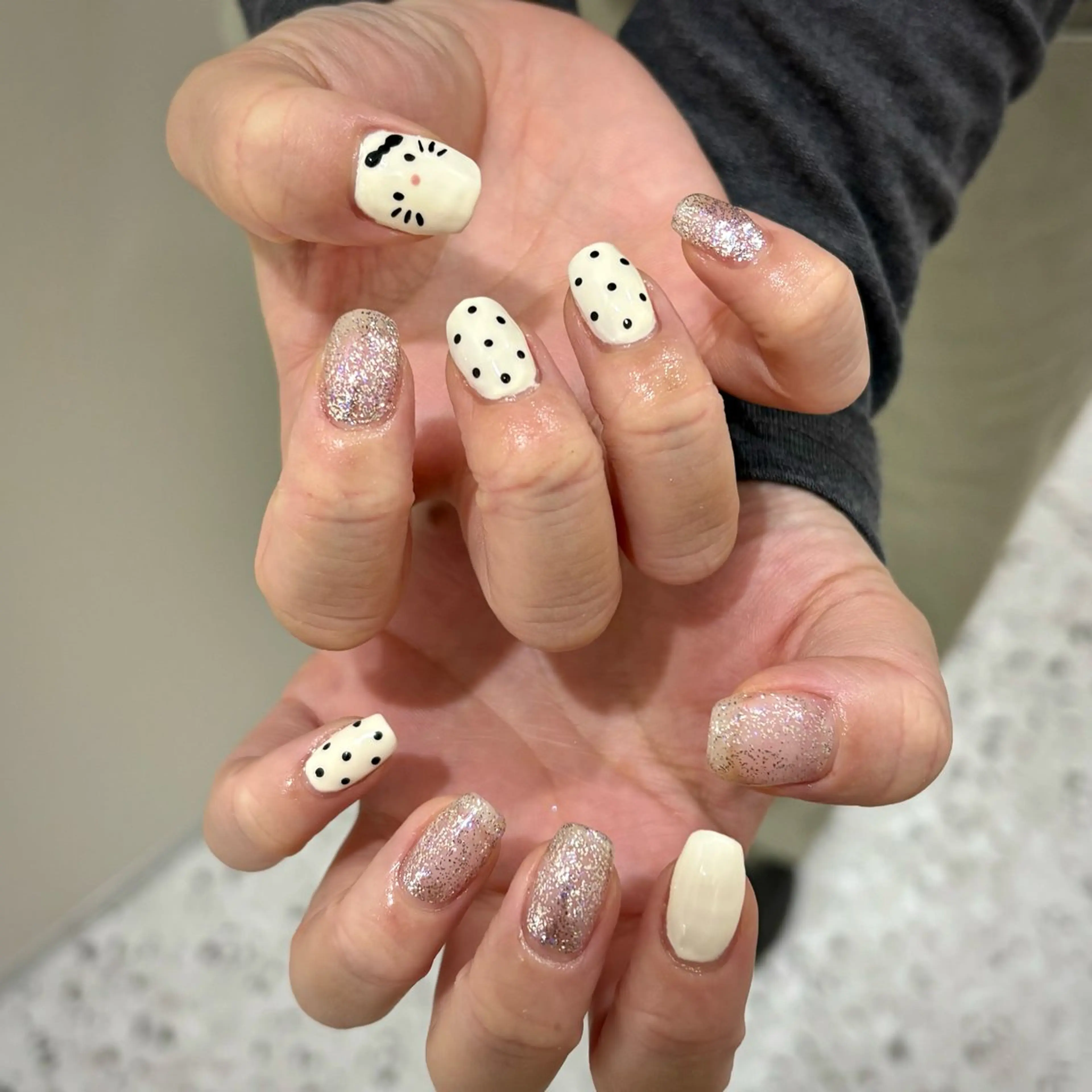 ネイル マグネットネイル メンズネイル ニュアンスネイル ワンカラーネイル シンプルネイル ハンドネイル あいり/金山 ネイルモデル様募集中のネイルデザイン