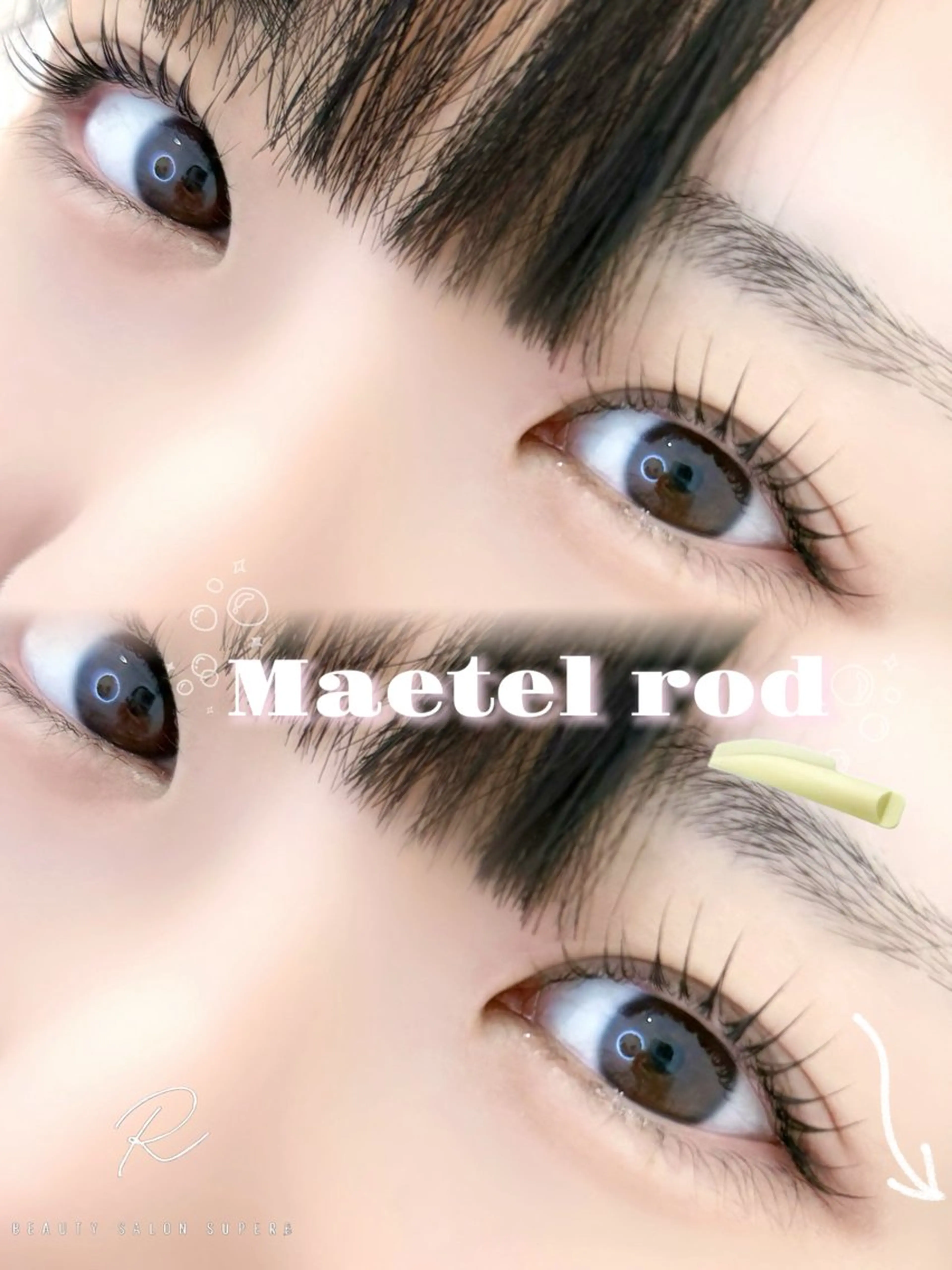 マツエク・マツパ WHITE EYE YUINAのマツエク・マツパデザイン