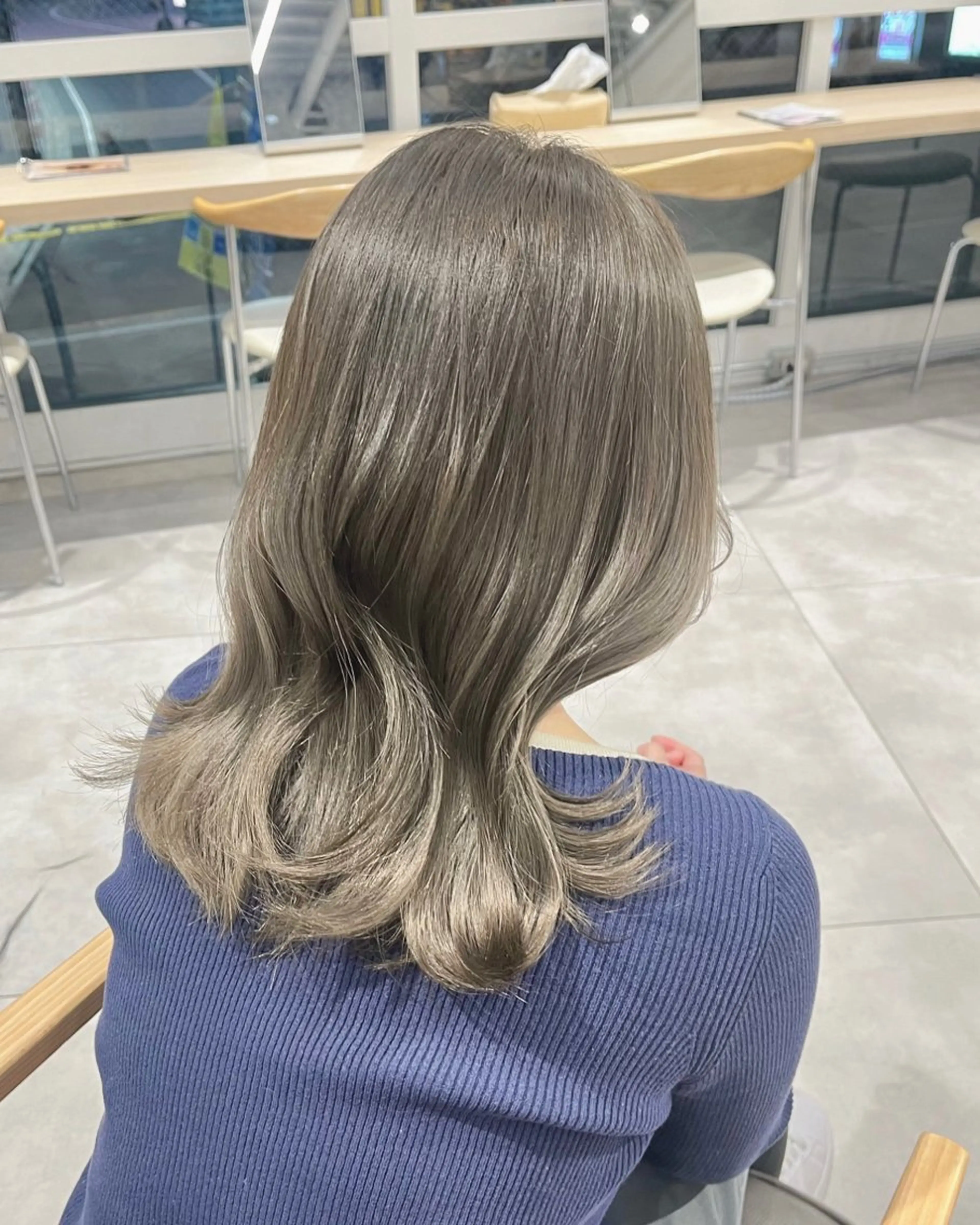 カラー ばんちなつ / ボブ/透明感カラーのヘアスタイル