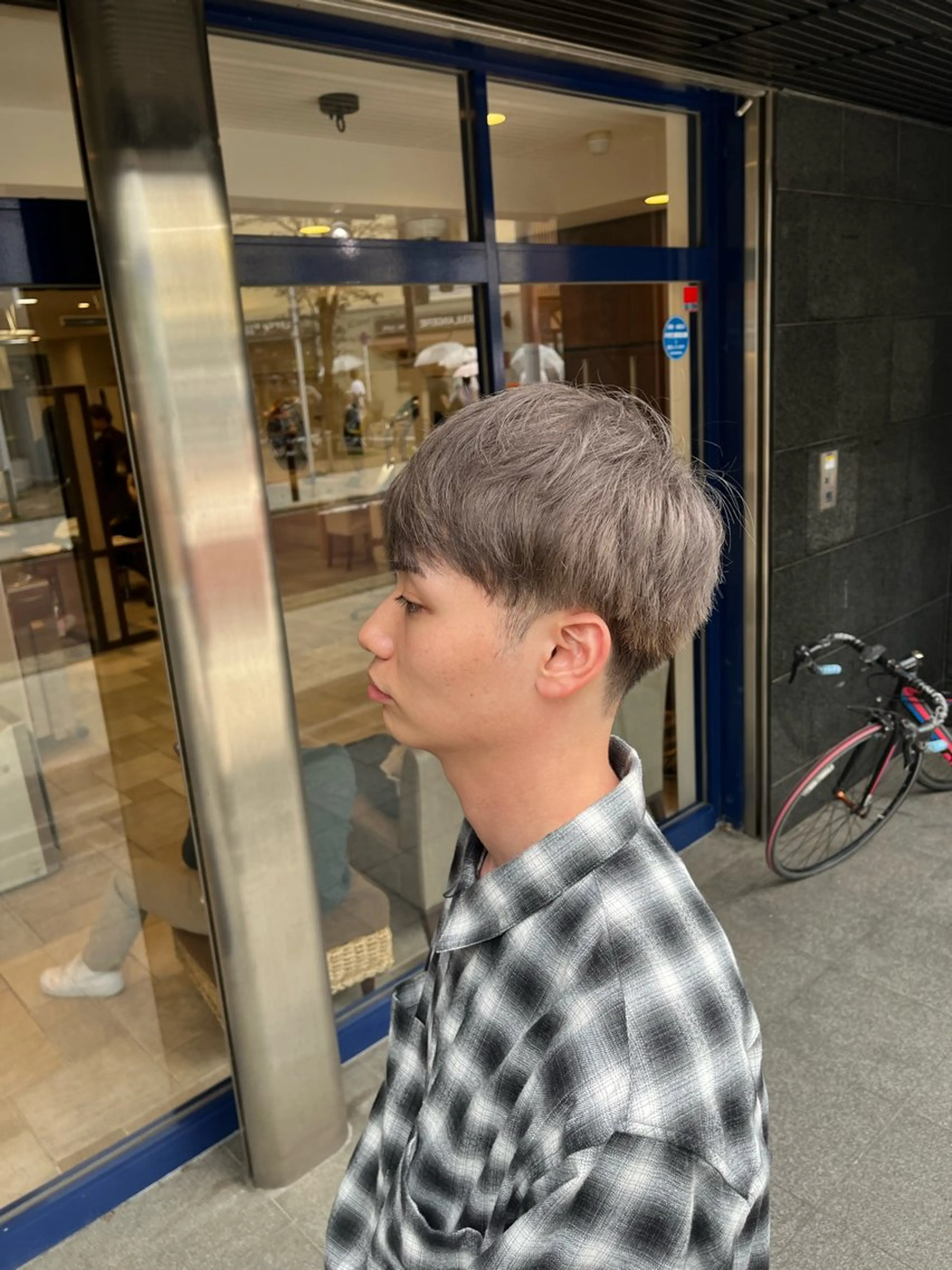 カラー メンズ ヘアカラー 大人透明感艶カラー 寺田稜のヘアスタイル