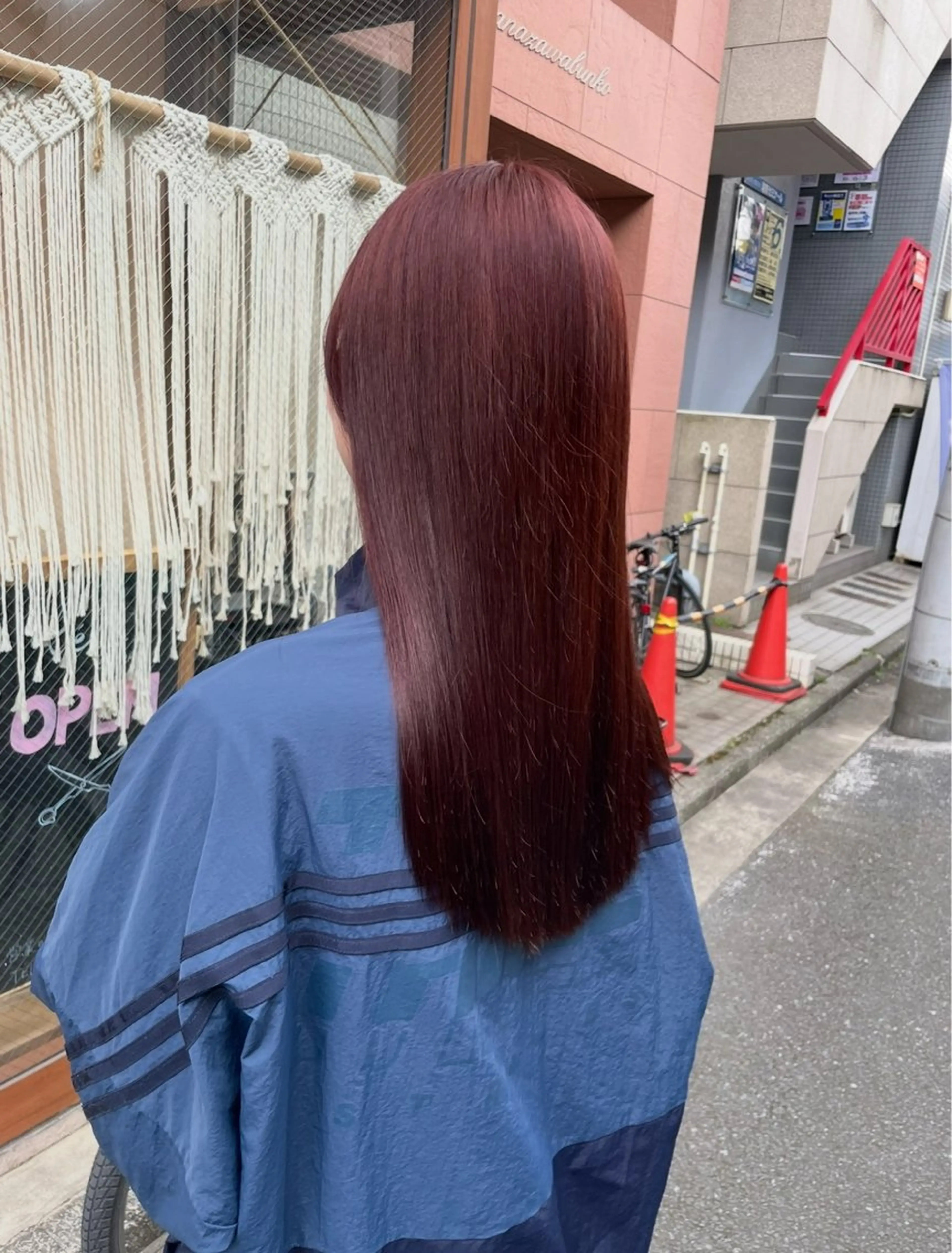 【Wカラーあり レッドカラー 🍒】 Wカラー＋2stepトリートメントの写真