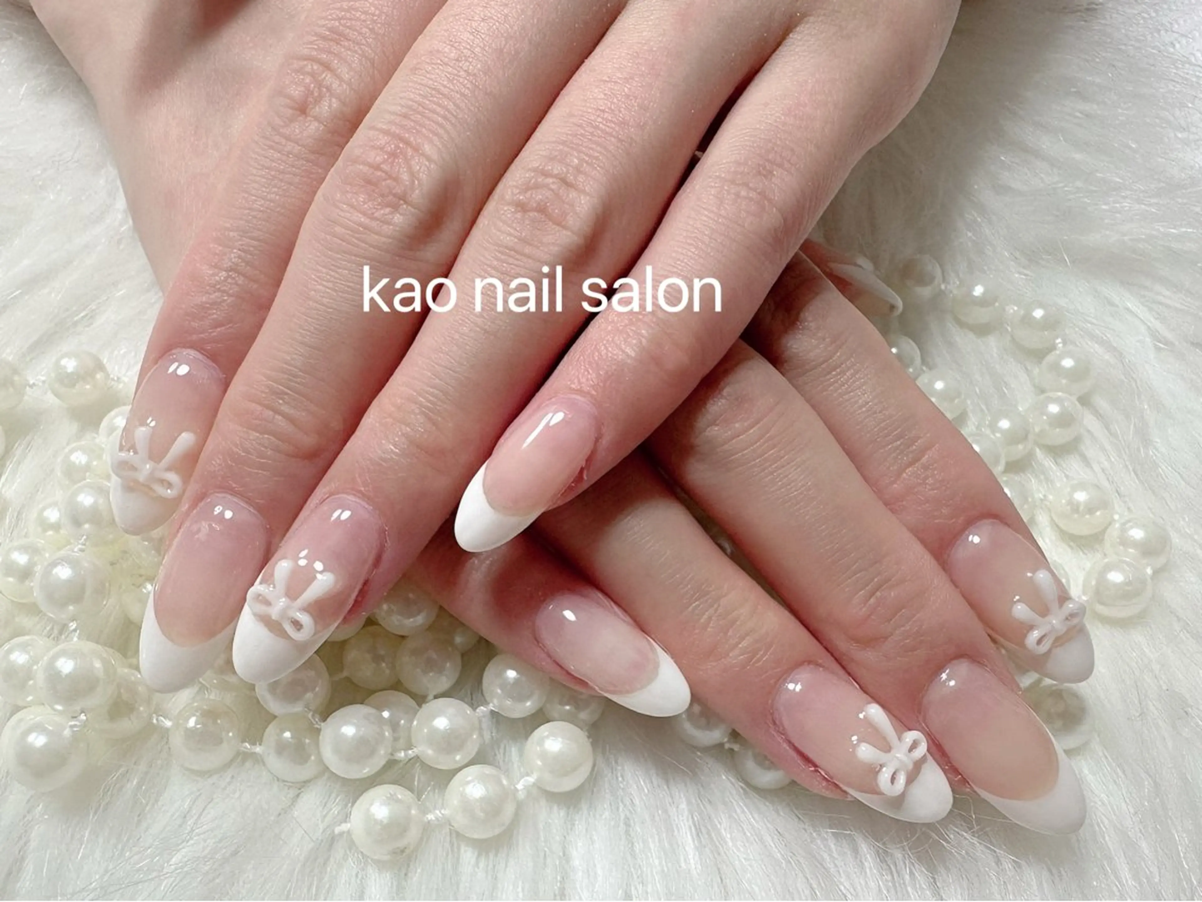 ネイル ハンドネイル kao nail マグネット/長さだしのネイルデザイン