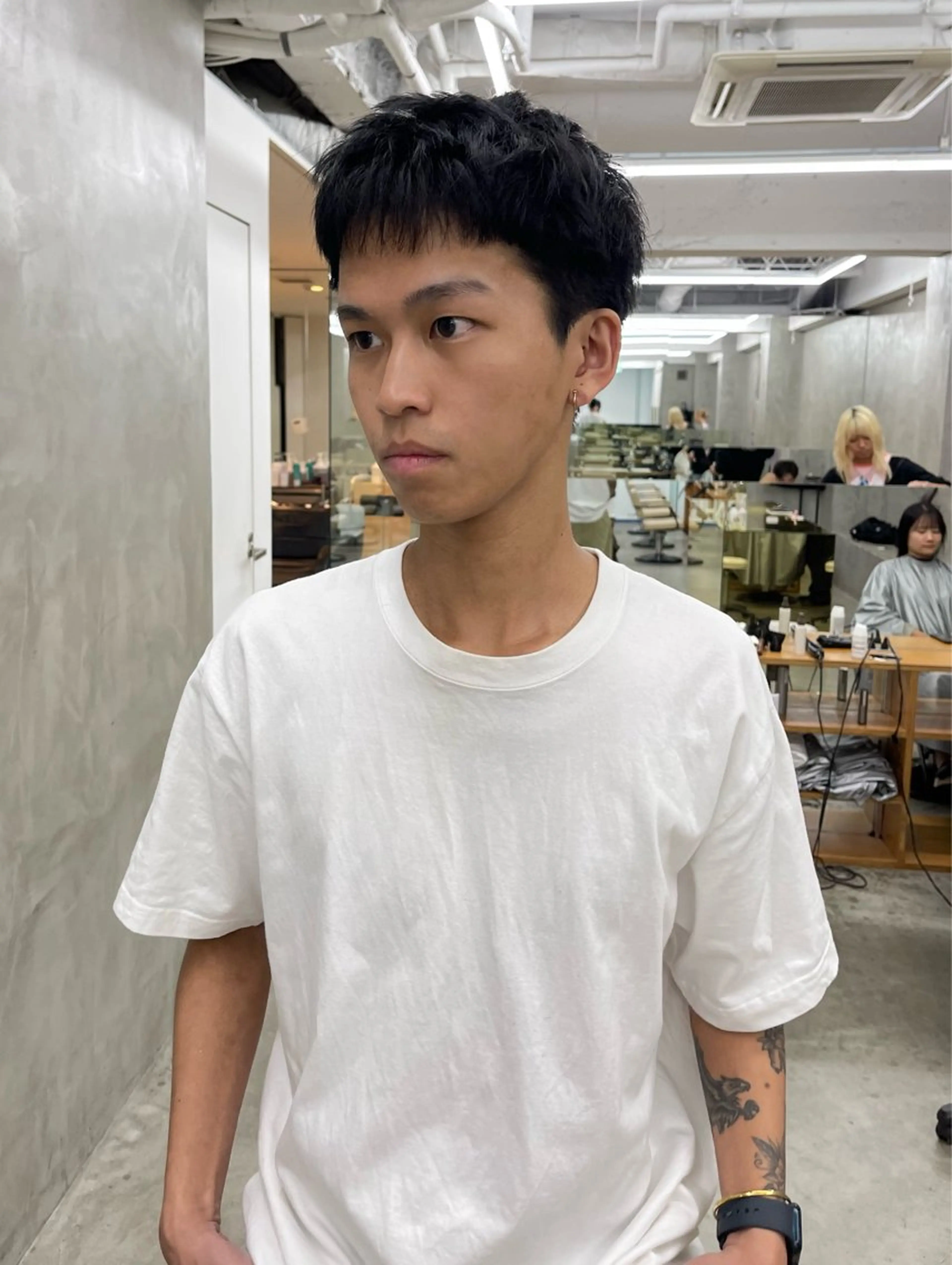 メンズ メンズカット パーマ[佐橋]のヘアスタイル