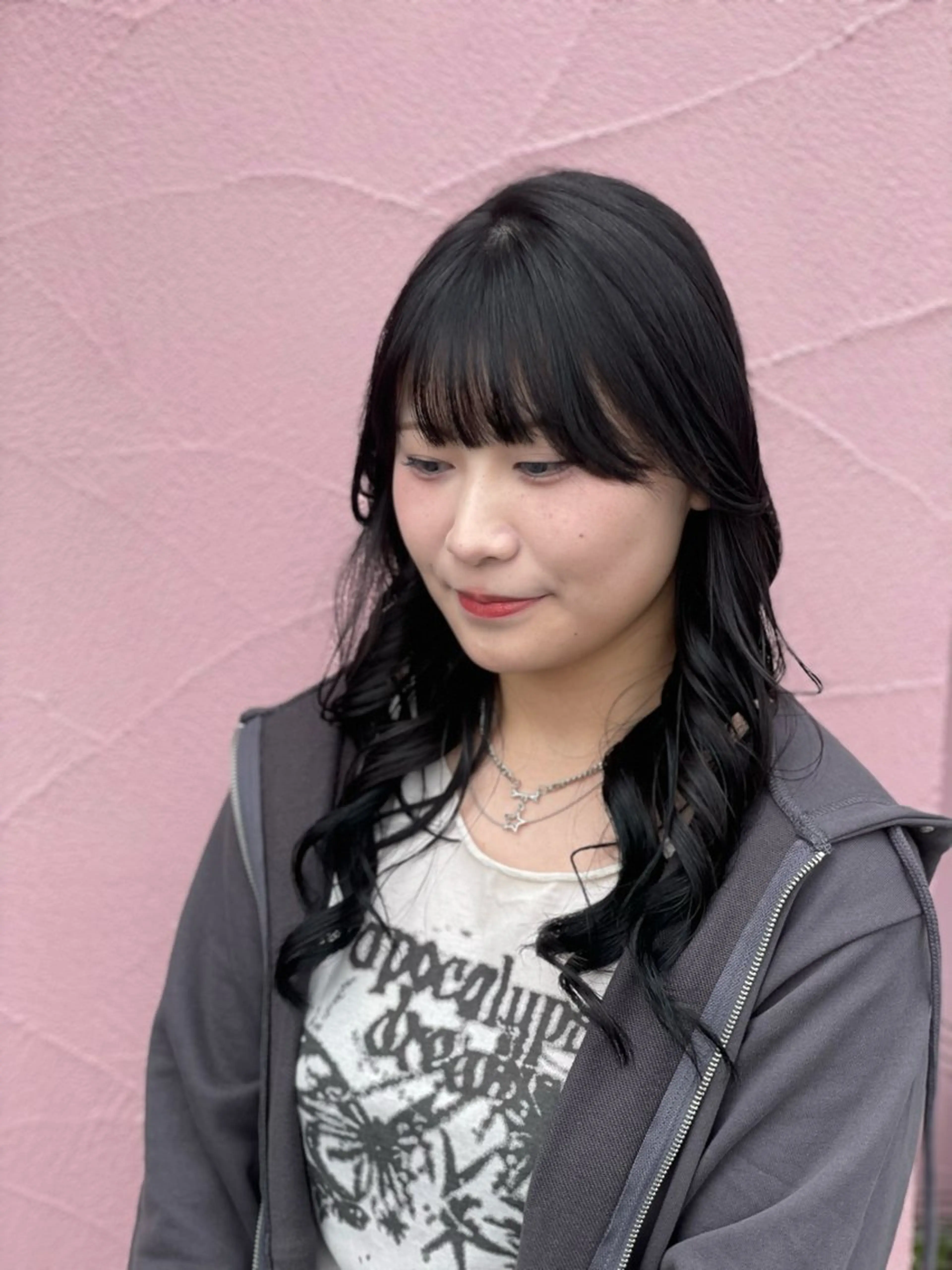 ロング カラー 池田 梨紗のヘアスタイル