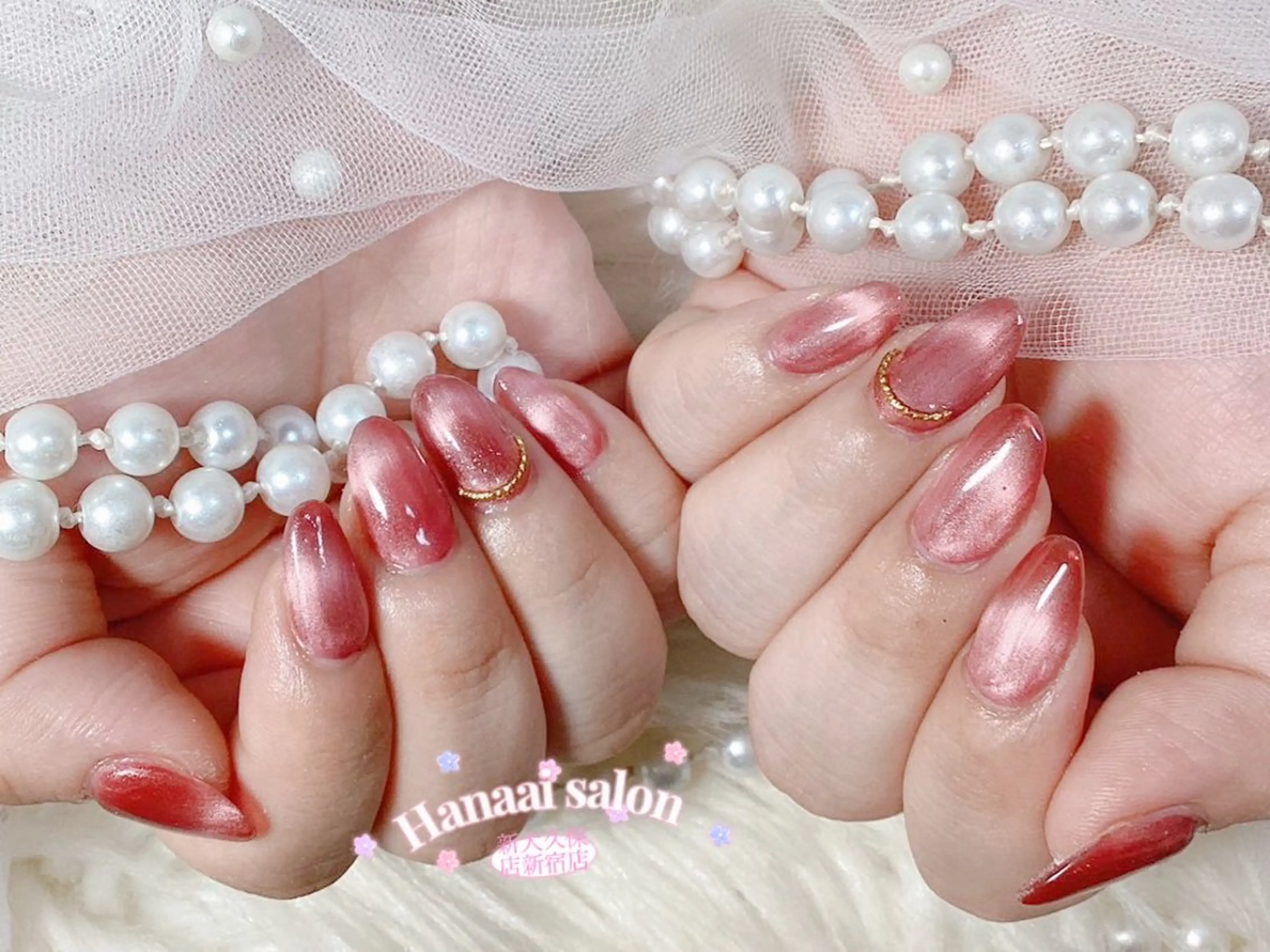 ネイル ハンドネイル Hanaai 新大久保店 あいのネイルデザイン